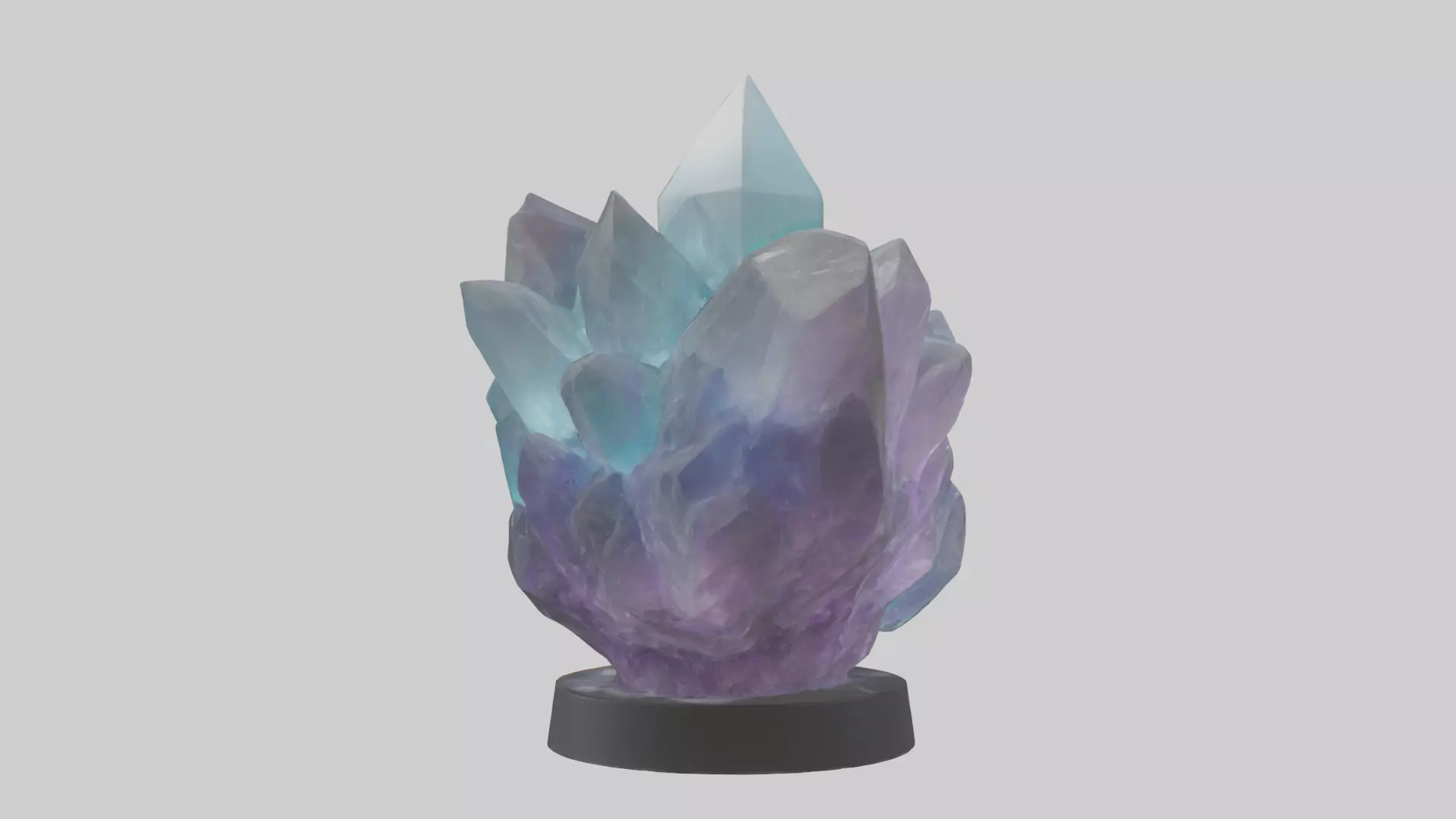 Elemental Crystal model 3D model_0
