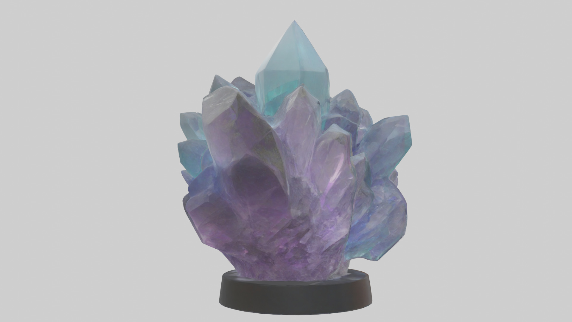 Elemental Crystal model 3D model_2