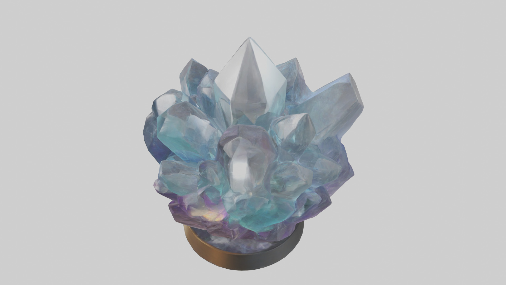 Elemental Crystal model 3D model_17