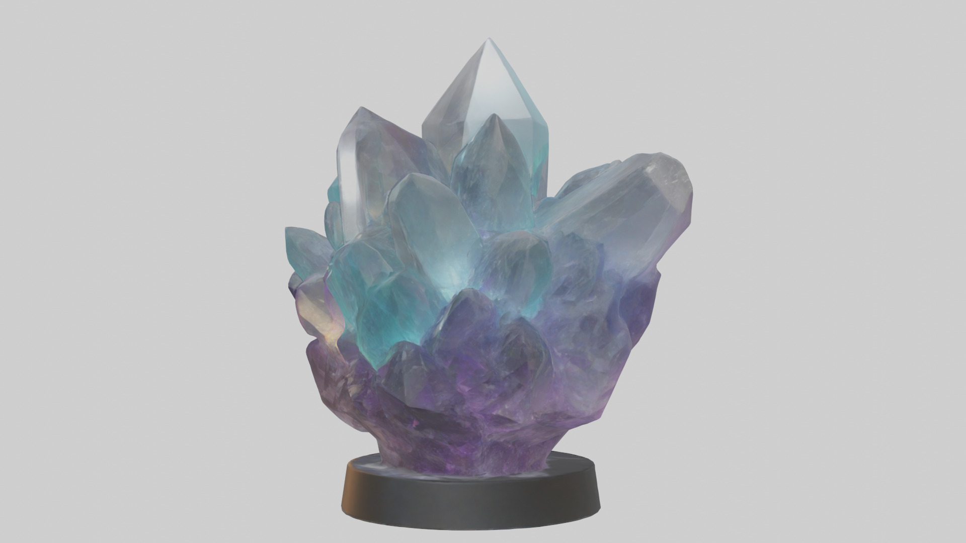 Elemental Crystal model 3D model_1
