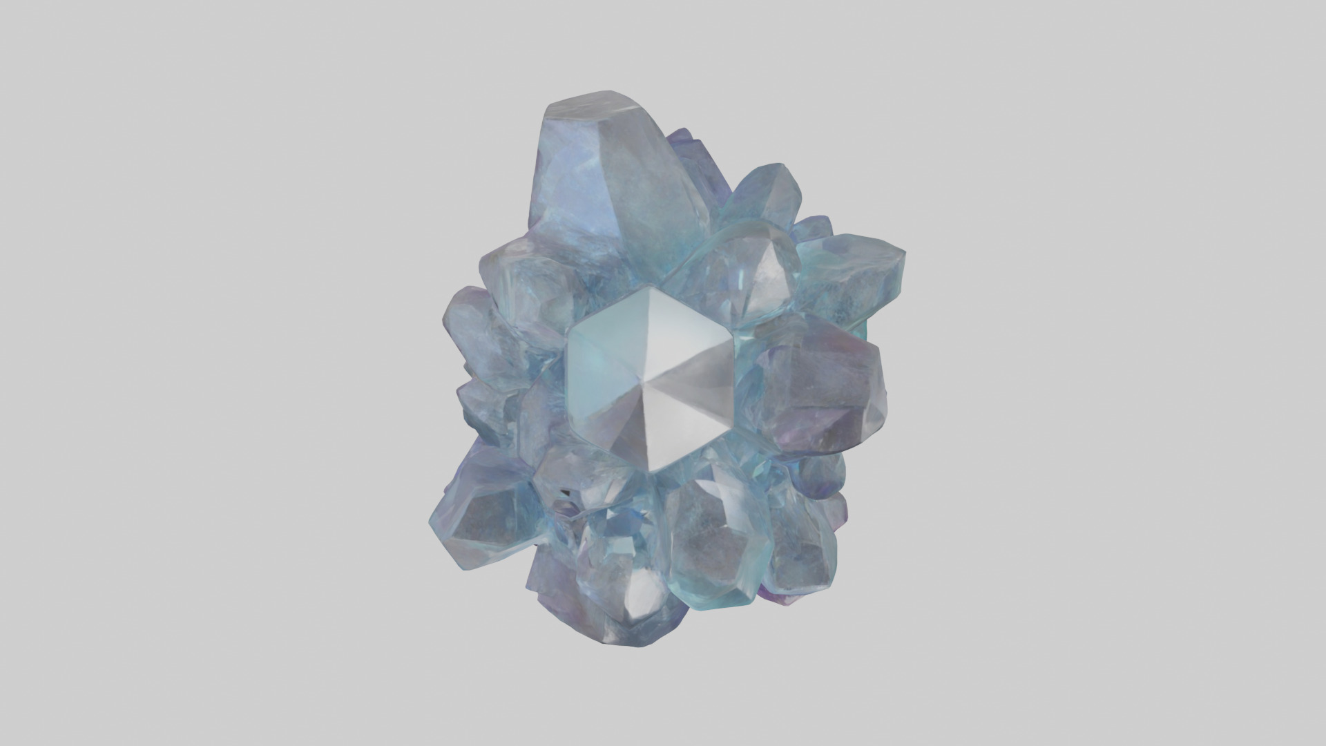Elemental Crystal model 3D model_14