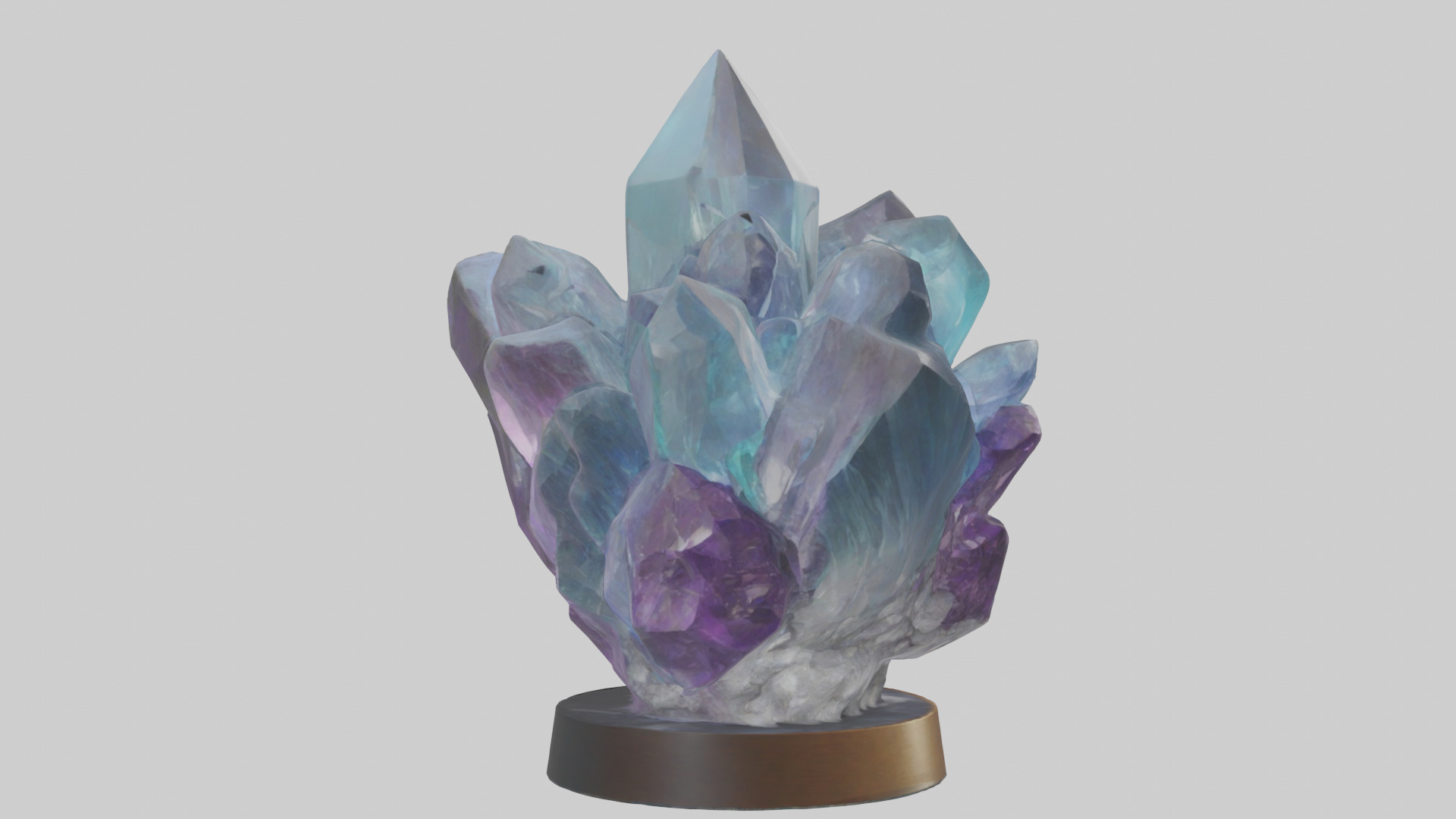 Elemental Crystal model 3D model_11