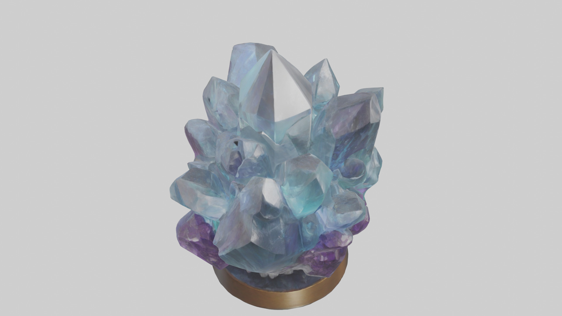 Elemental Crystal model 3D model_16