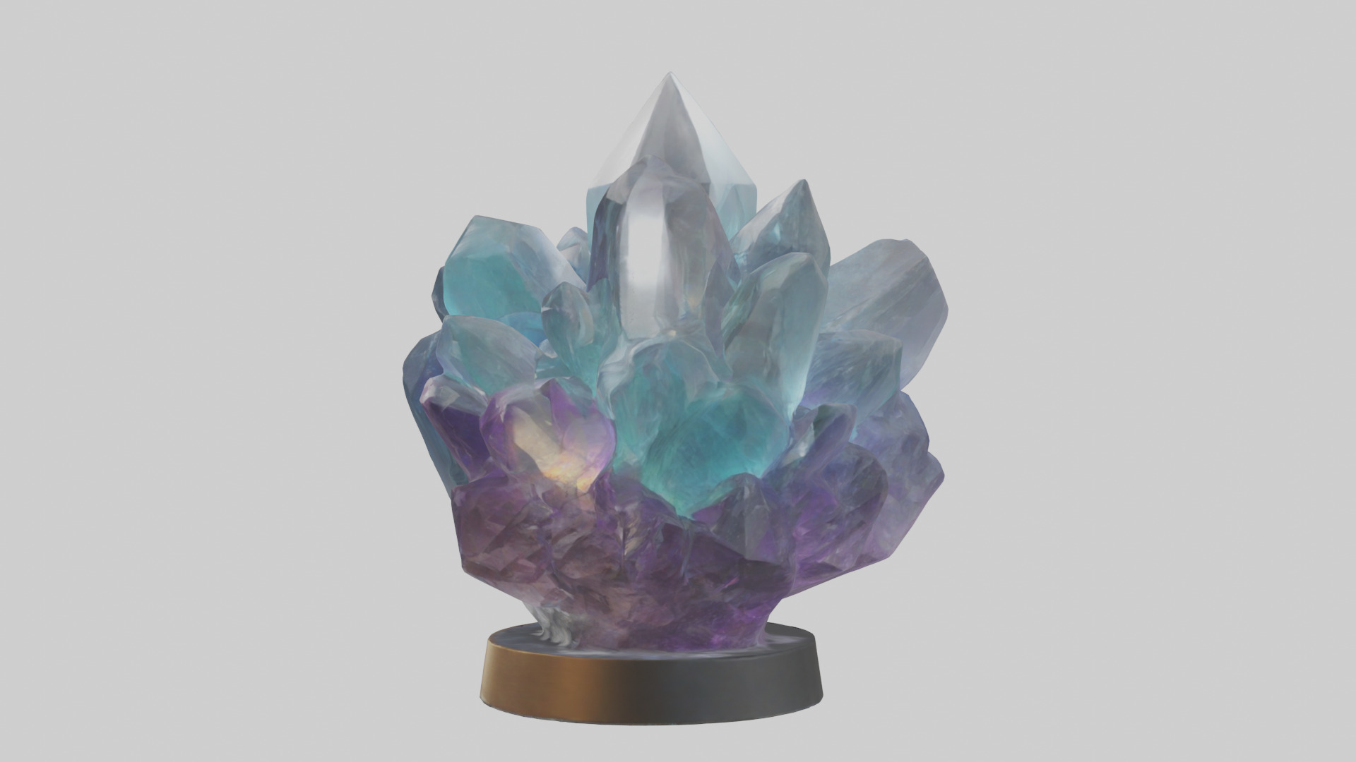 Elemental Crystal model 3D model_12