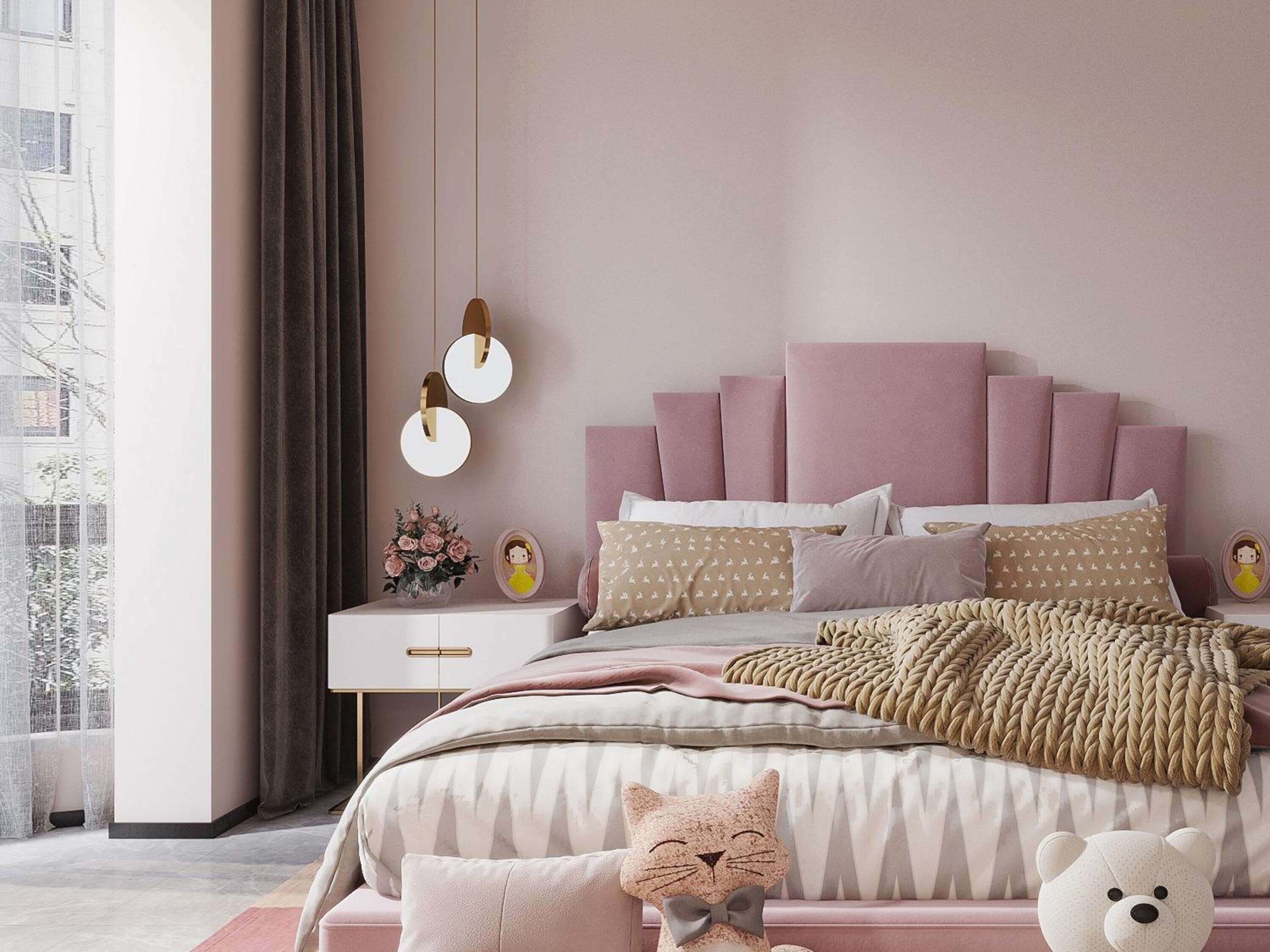 Girls Room Modern 3D model_1