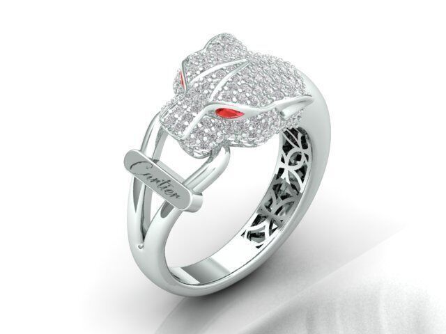 Panther Ring Free 3D print model_10