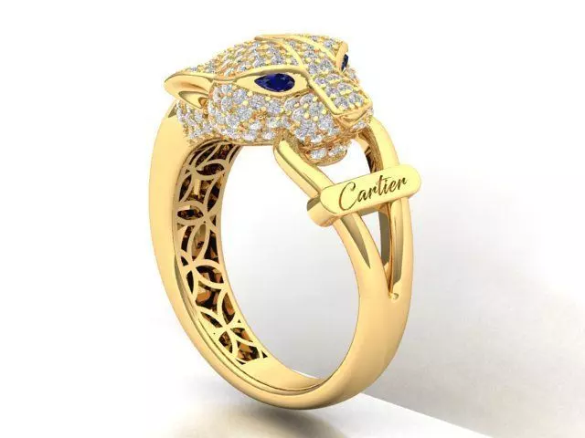 Panther Ring Free 3D print model_0
