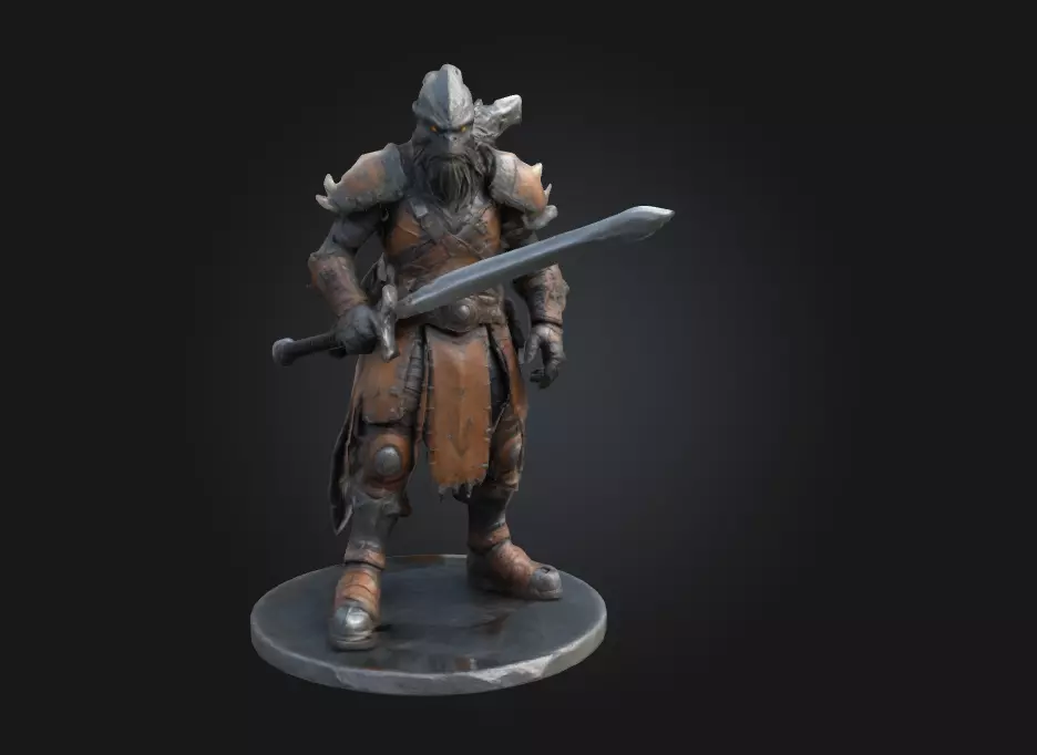 Legendary Monster Hunter 3D Printable Figurine 3D print model