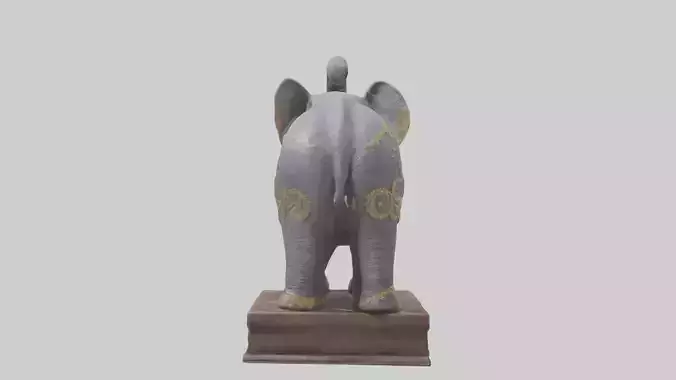 Elephant statue model