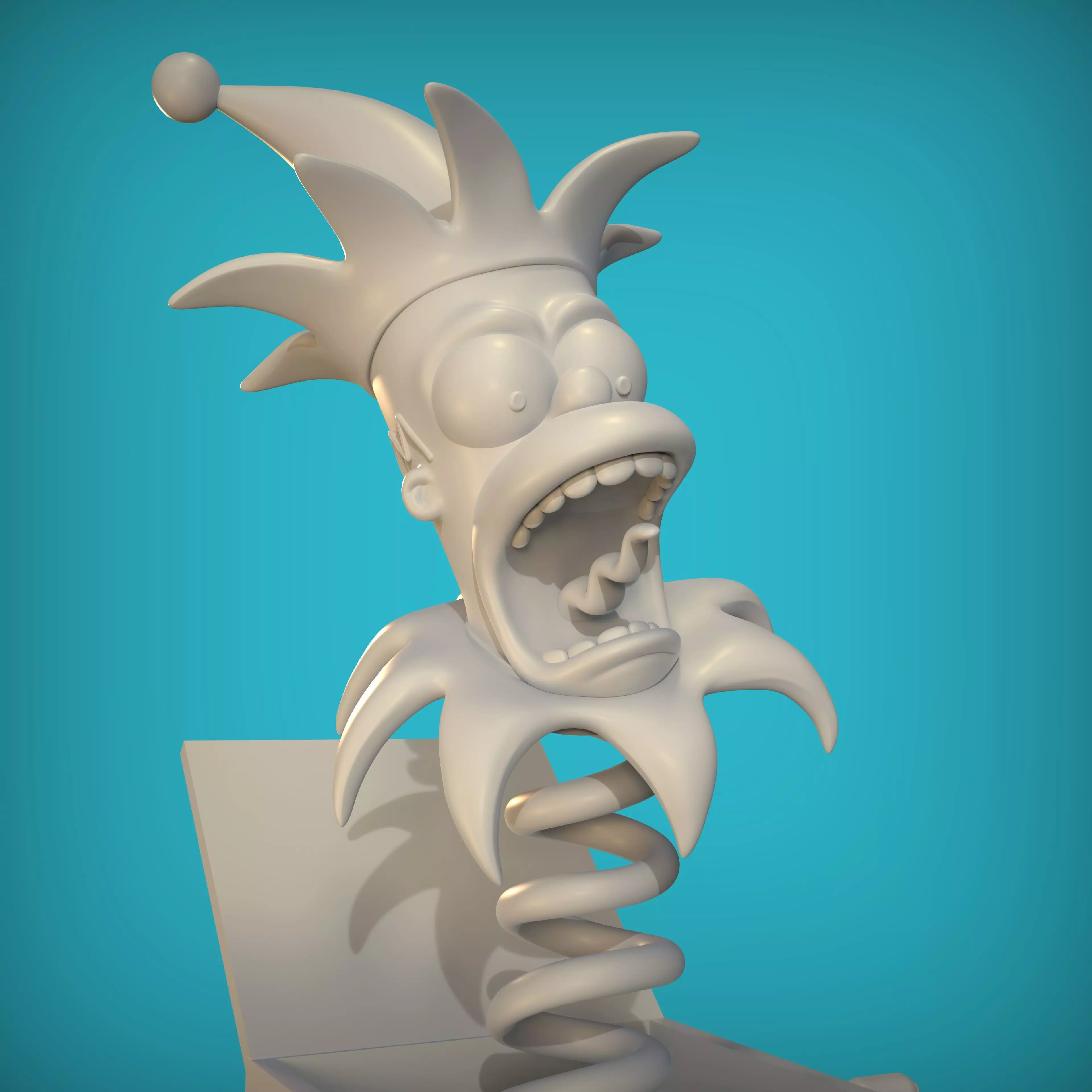 HOMERO SIMPSON- SURPRISE BOX 3D print model_7