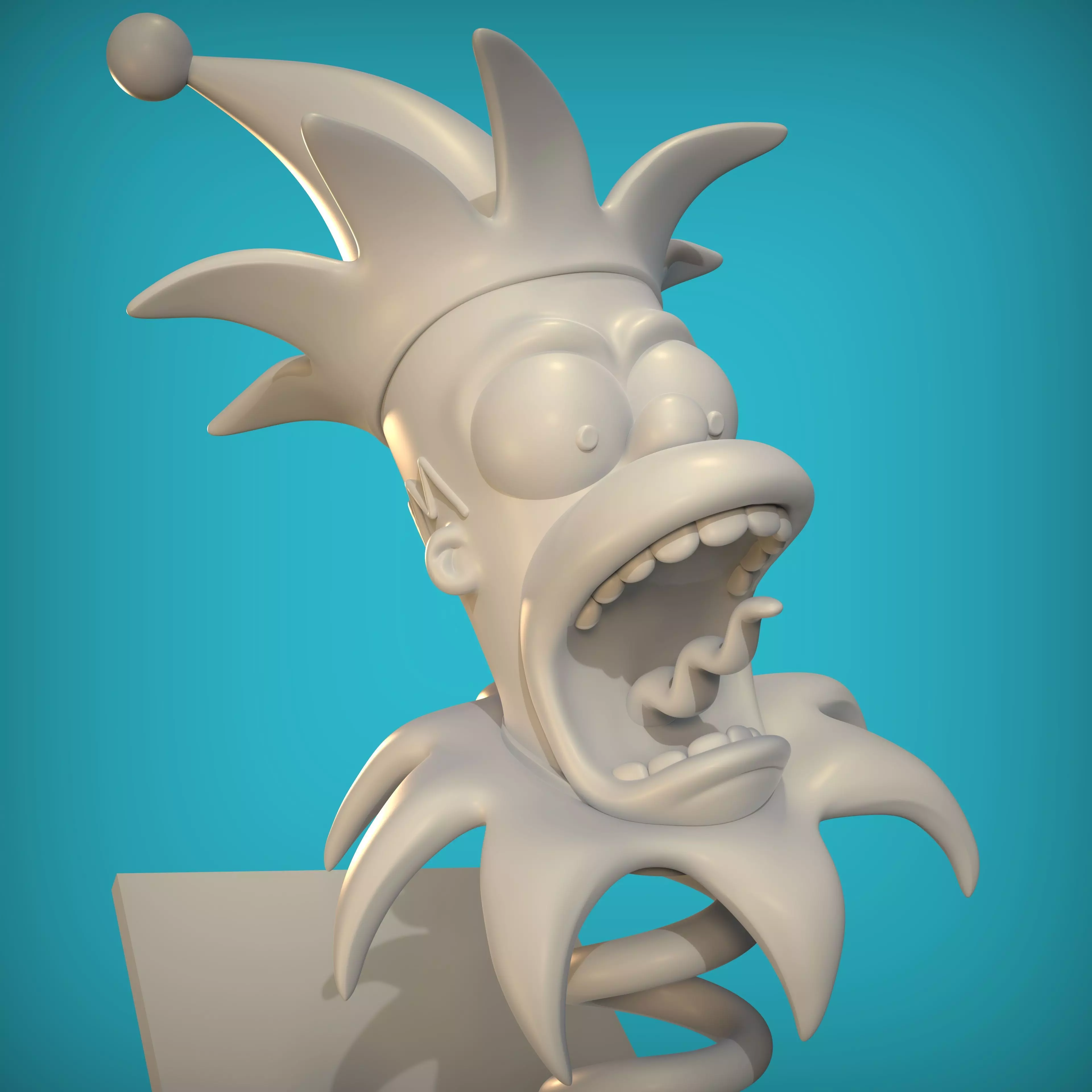 HOMERO SIMPSON- SURPRISE BOX 3D print model_8