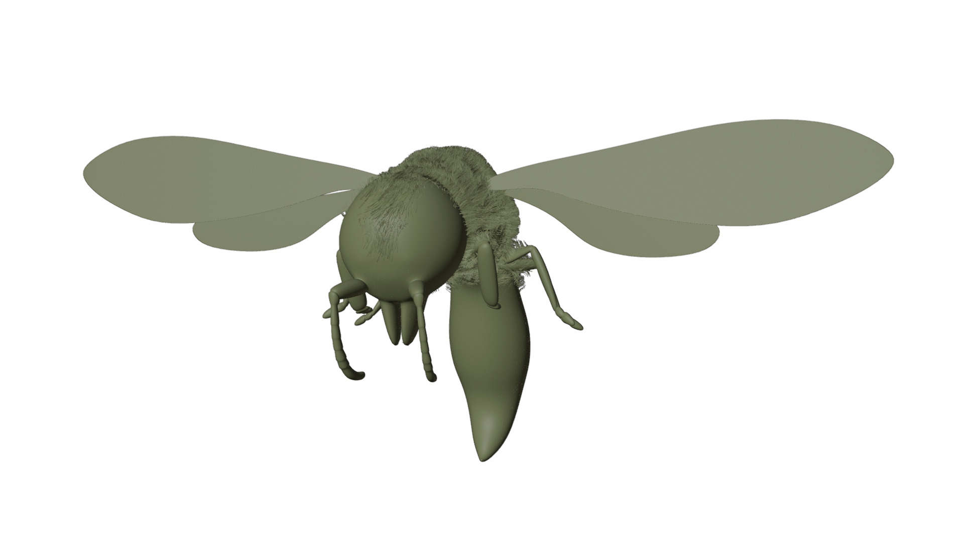 Realistic Insect 3D Model Rigged Textured PBR 4K Resolution Low-poly 3D model_3