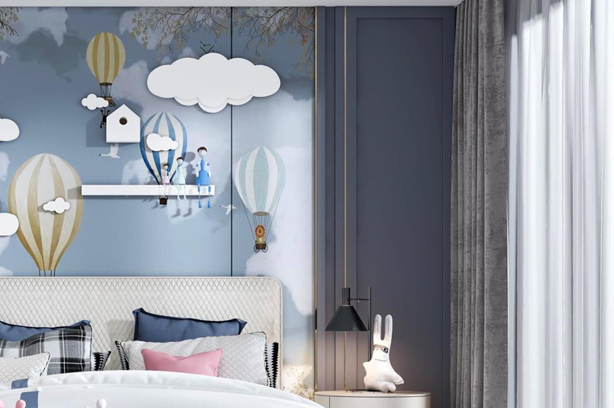 Room Modern Childrens 3D model_3