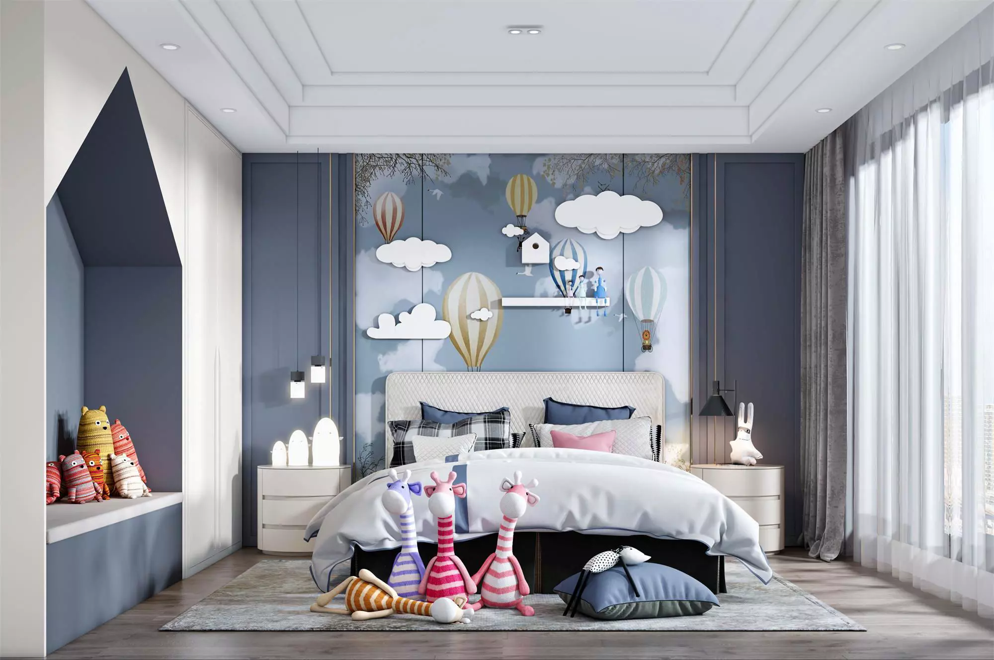 Room Modern Childrens 3D model_0