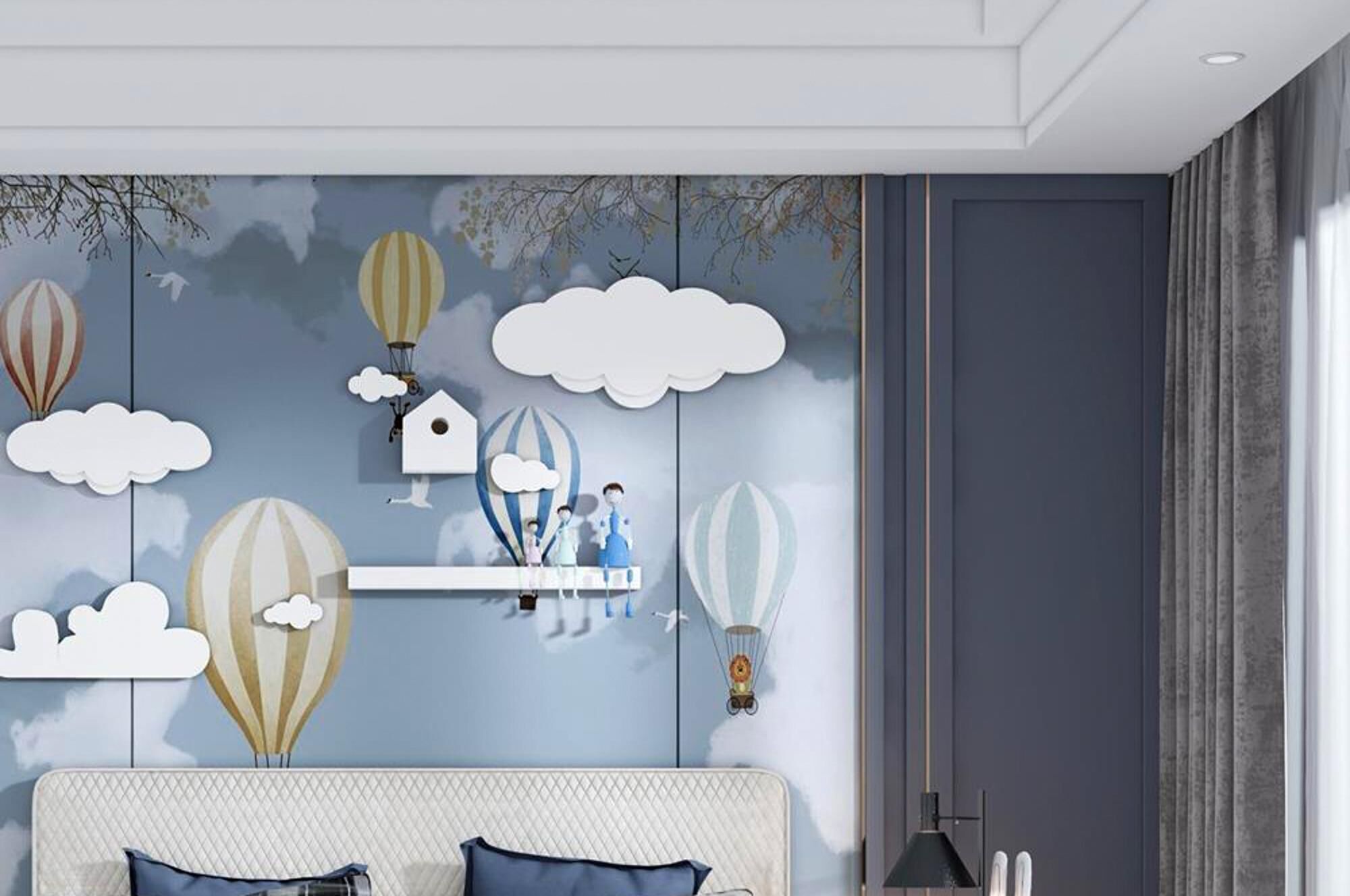 Room Modern Childrens 3D model_4