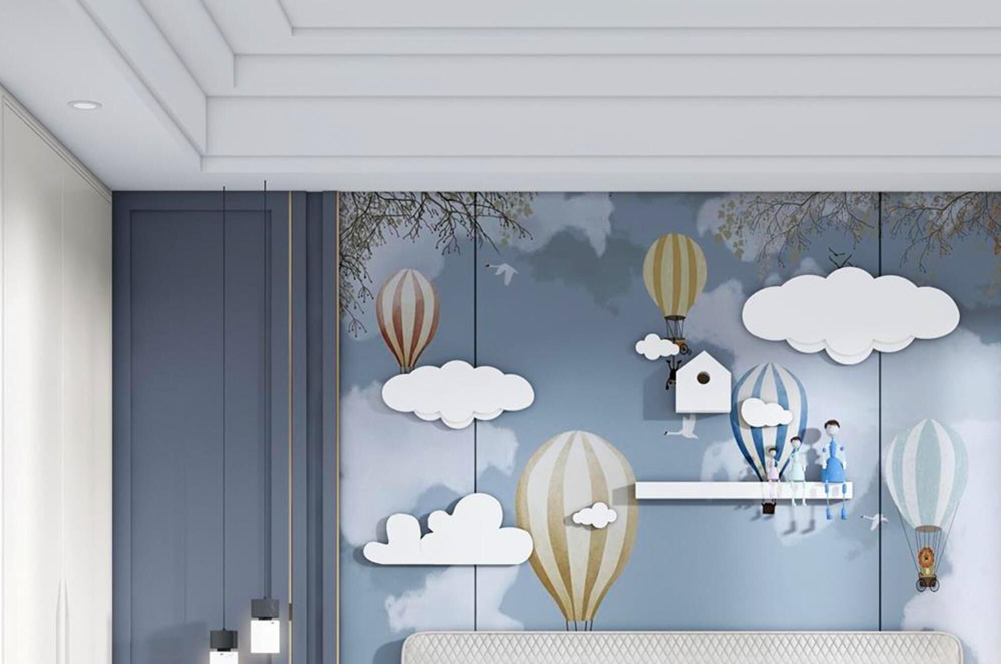 Room Modern Childrens 3D model_2