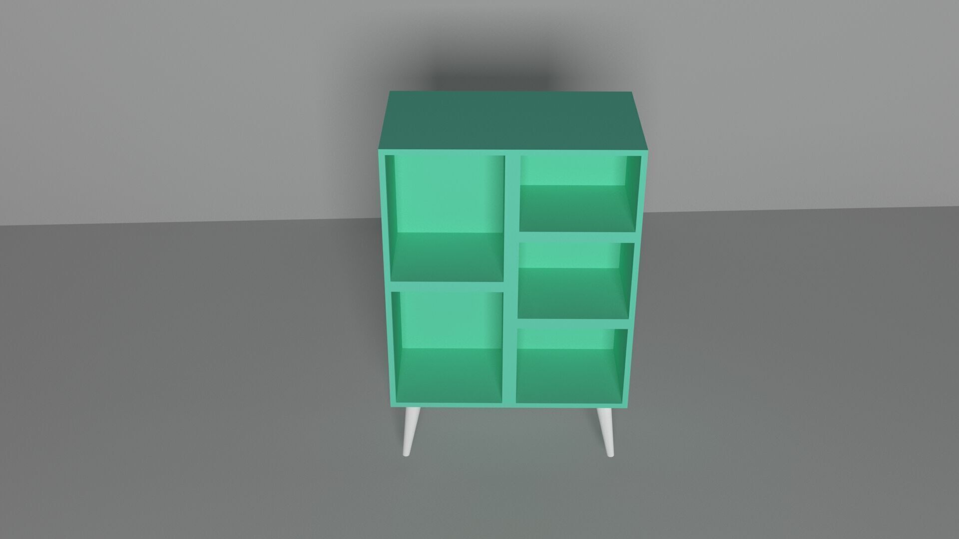 furniture cupboard Low-poly 3D model_6