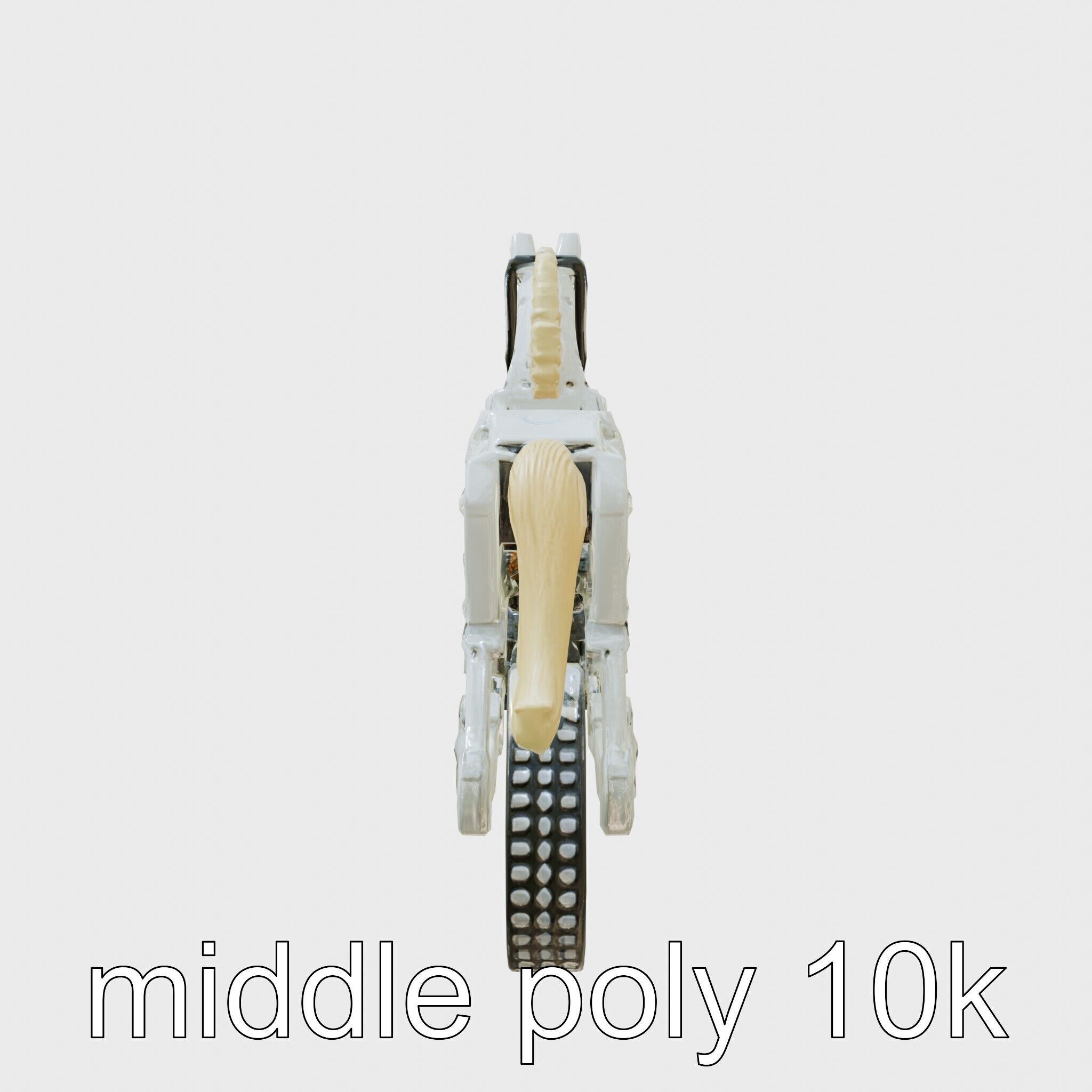 Mechanical Horse with Dynamic Shock Absorbers Low-poly 3D model_12