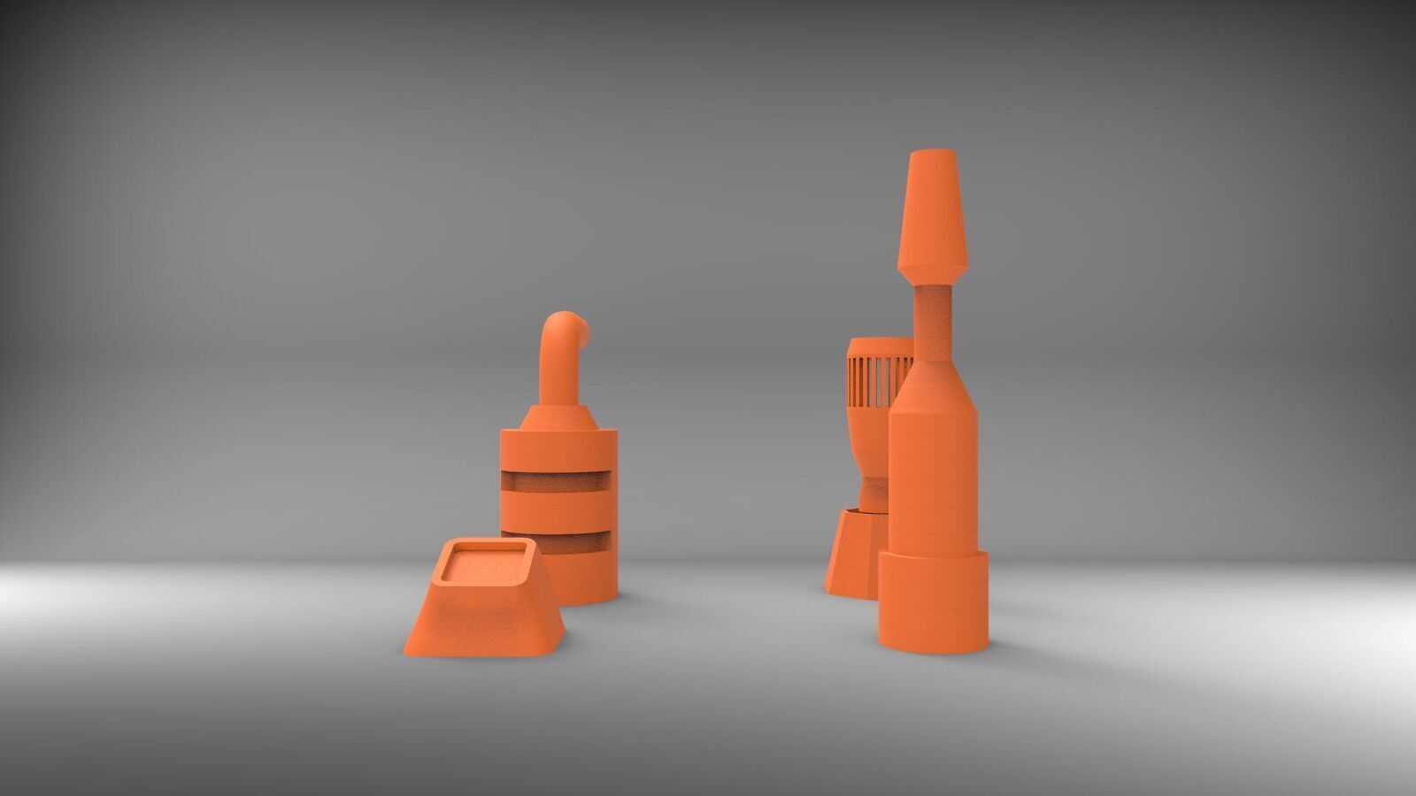 scifi kitbash project 1 3D print model_2