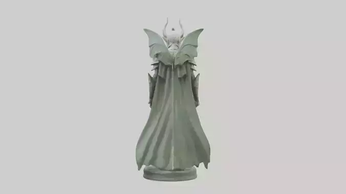 Elven Warrior statue model