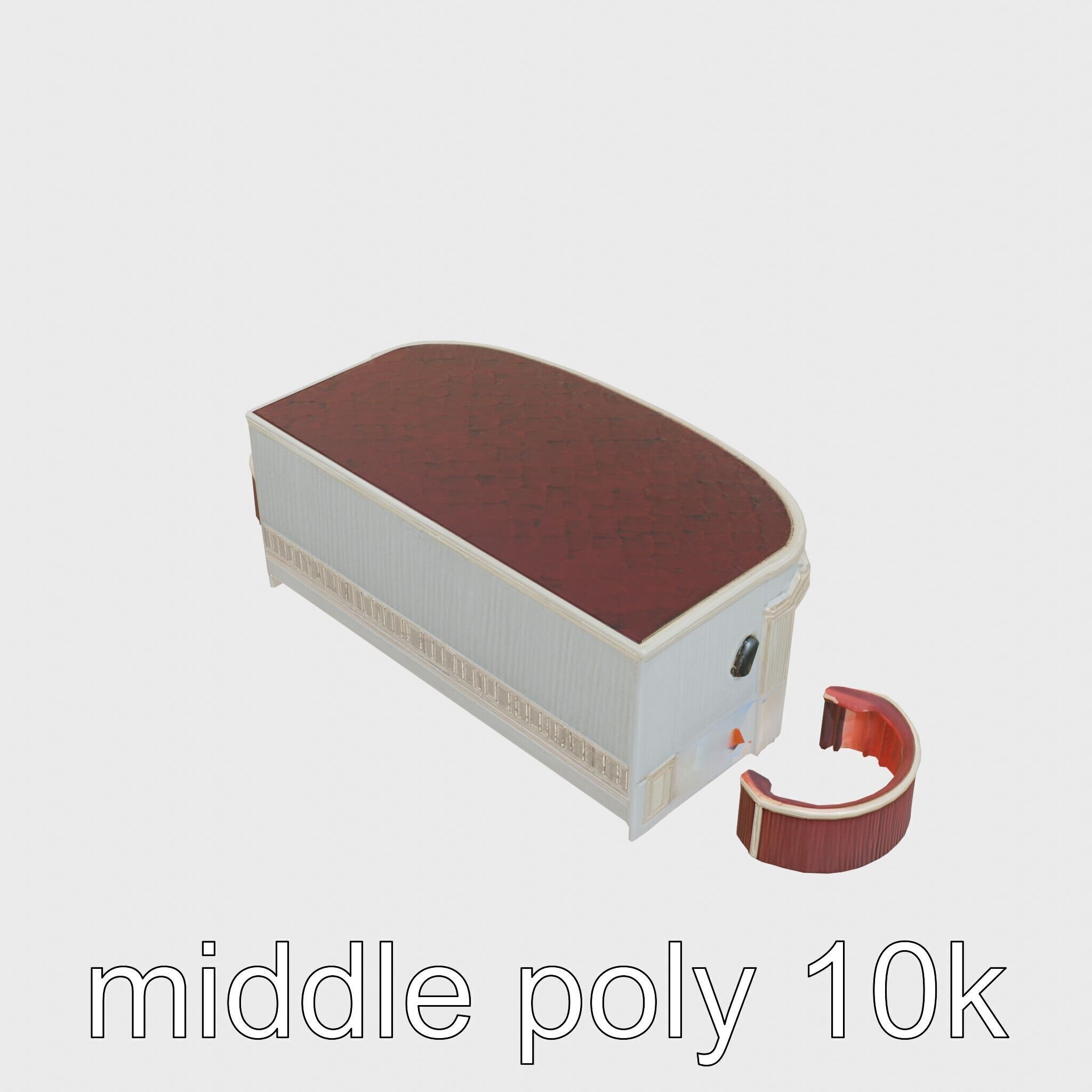 Floating Theater with Dynamic Stage and Decor System Low-poly 3D model_12