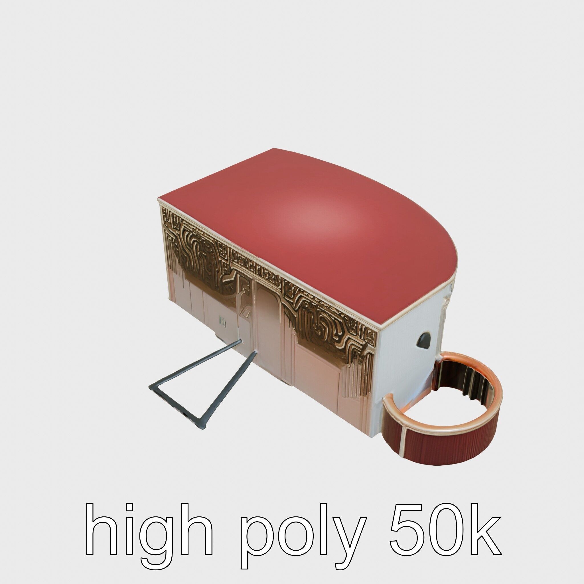 Floating Theater with Dynamic Stage and Decor System Low-poly 3D model_22