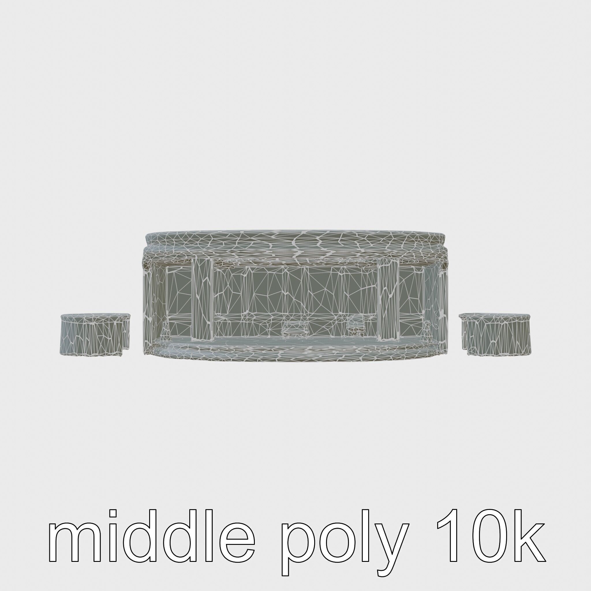 Floating Theater with Dynamic Stage and Decor System Low-poly 3D model_9