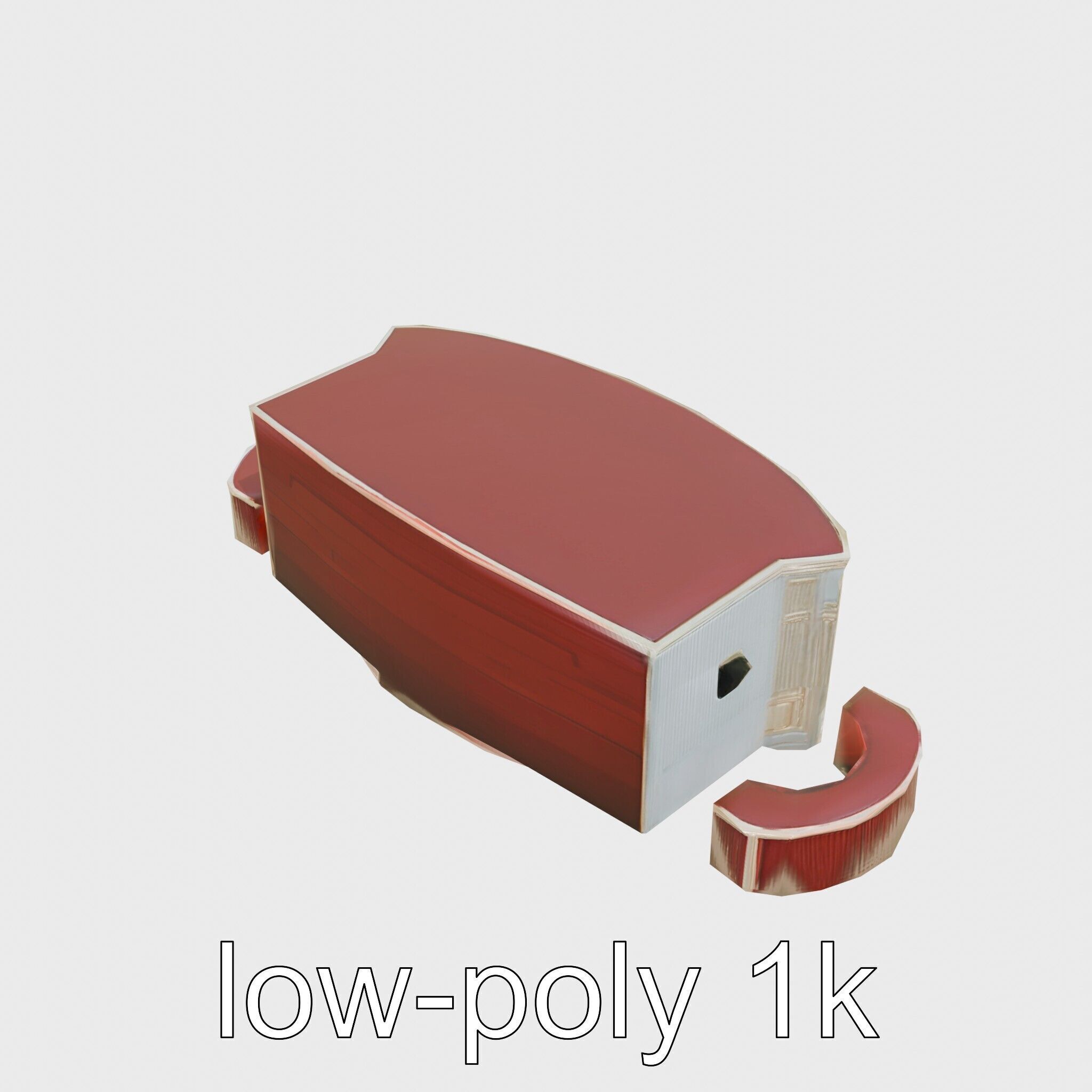 Floating Theater with Dynamic Stage and Decor System Low-poly 3D model_14