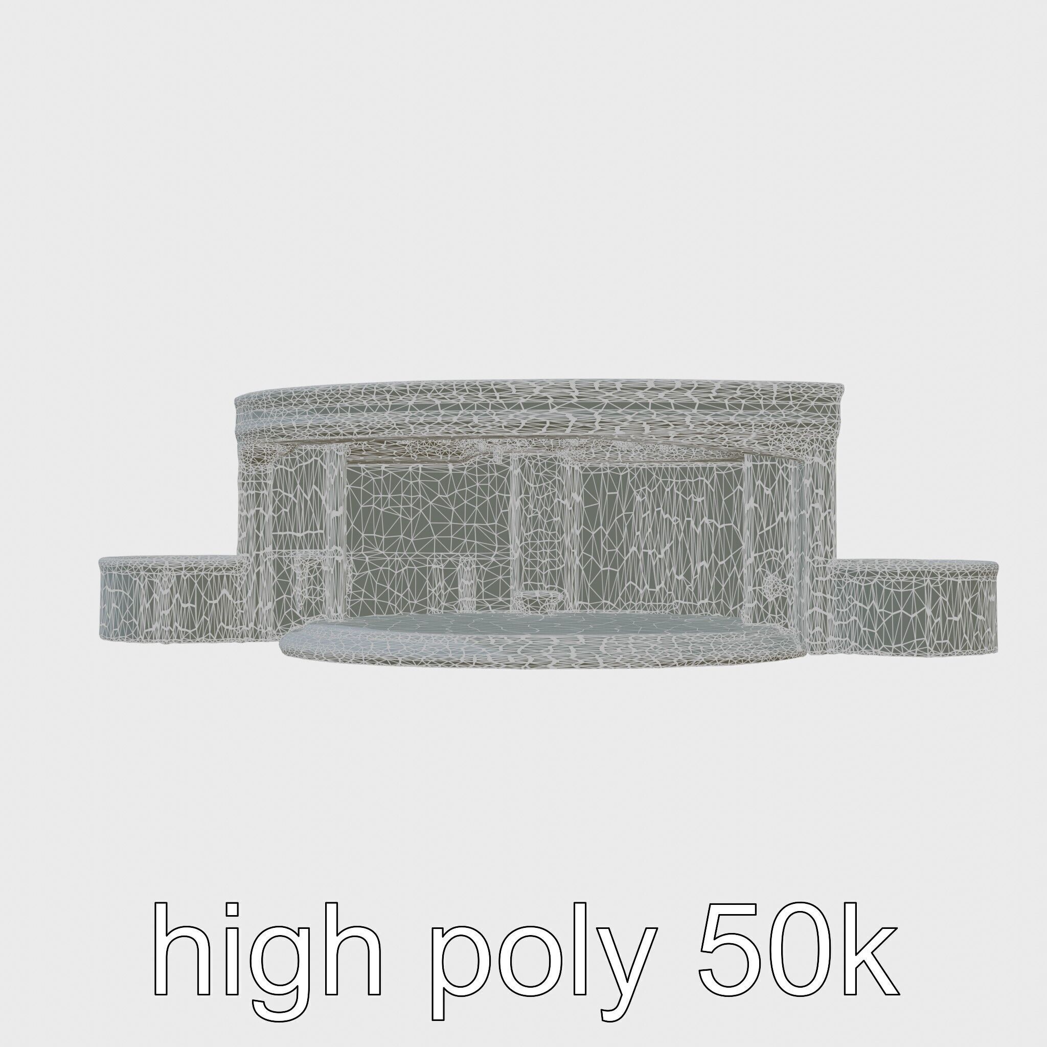 Floating Theater with Dynamic Stage and Decor System Low-poly 3D model_29