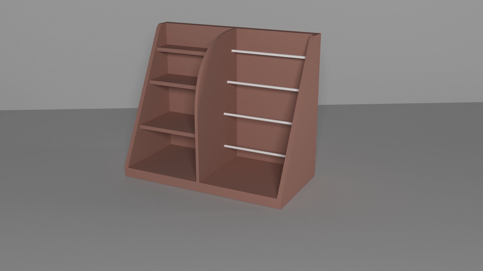 furniture cupboard Low-poly 3D model_6