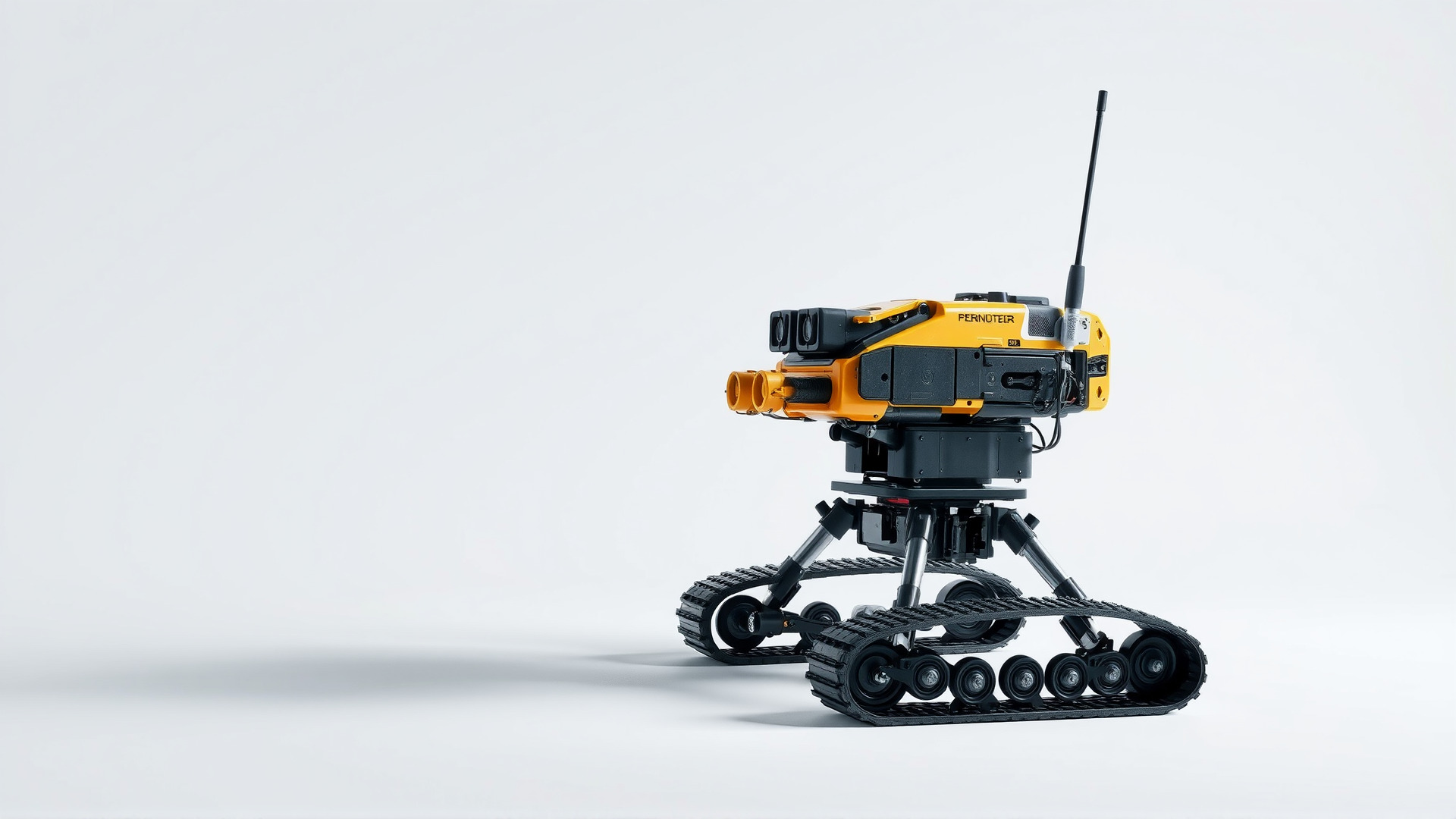Remote-Controlled Mechanical Rescue Robot for Extreme Conditions Low-poly 3D model_6