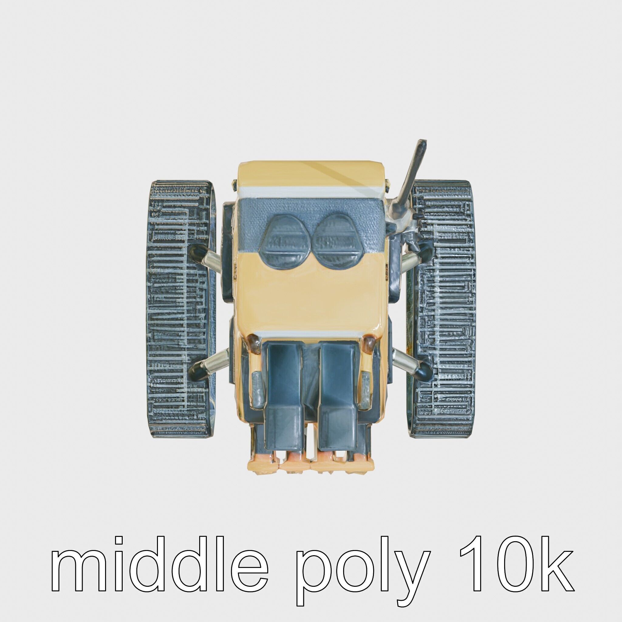 Remote-Controlled Mechanical Rescue Robot for Extreme Conditions Low-poly 3D model_12