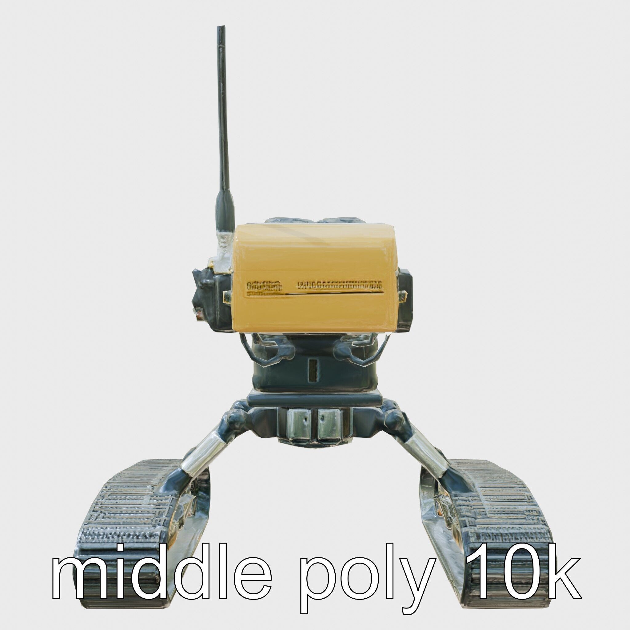 Remote-Controlled Mechanical Rescue Robot for Extreme Conditions Low-poly 3D model_19