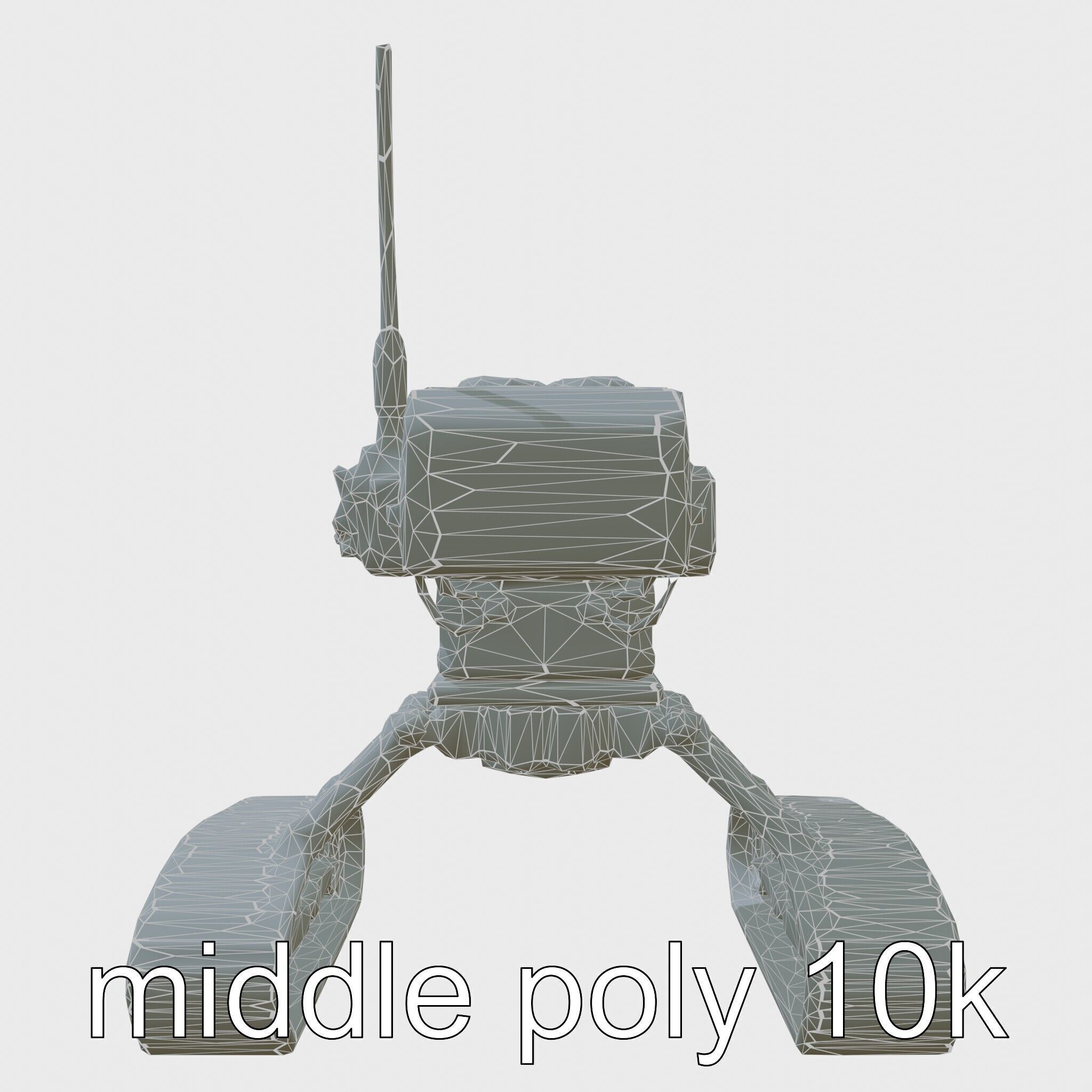 Remote-Controlled Mechanical Rescue Robot for Extreme Conditions Low-poly 3D model_24