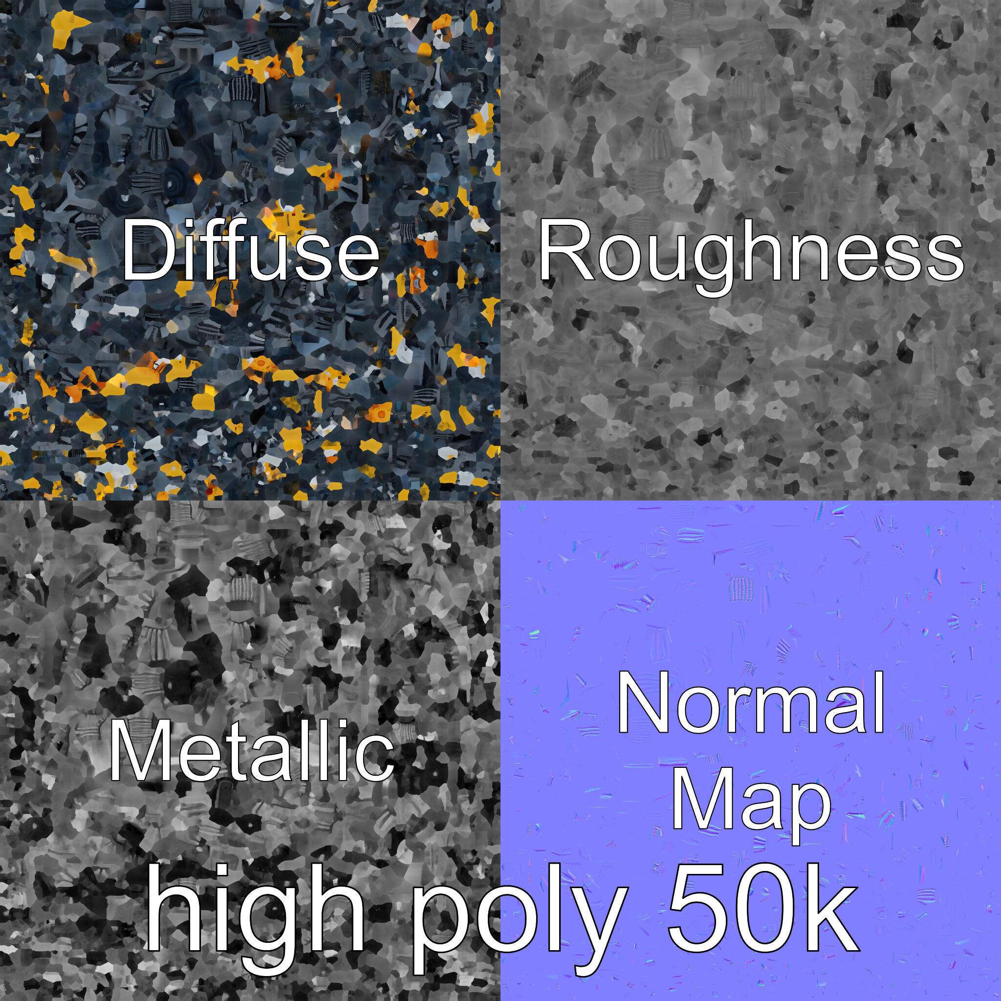 Remote-Controlled Mechanical Rescue Robot for Extreme Conditions Low-poly 3D model_31