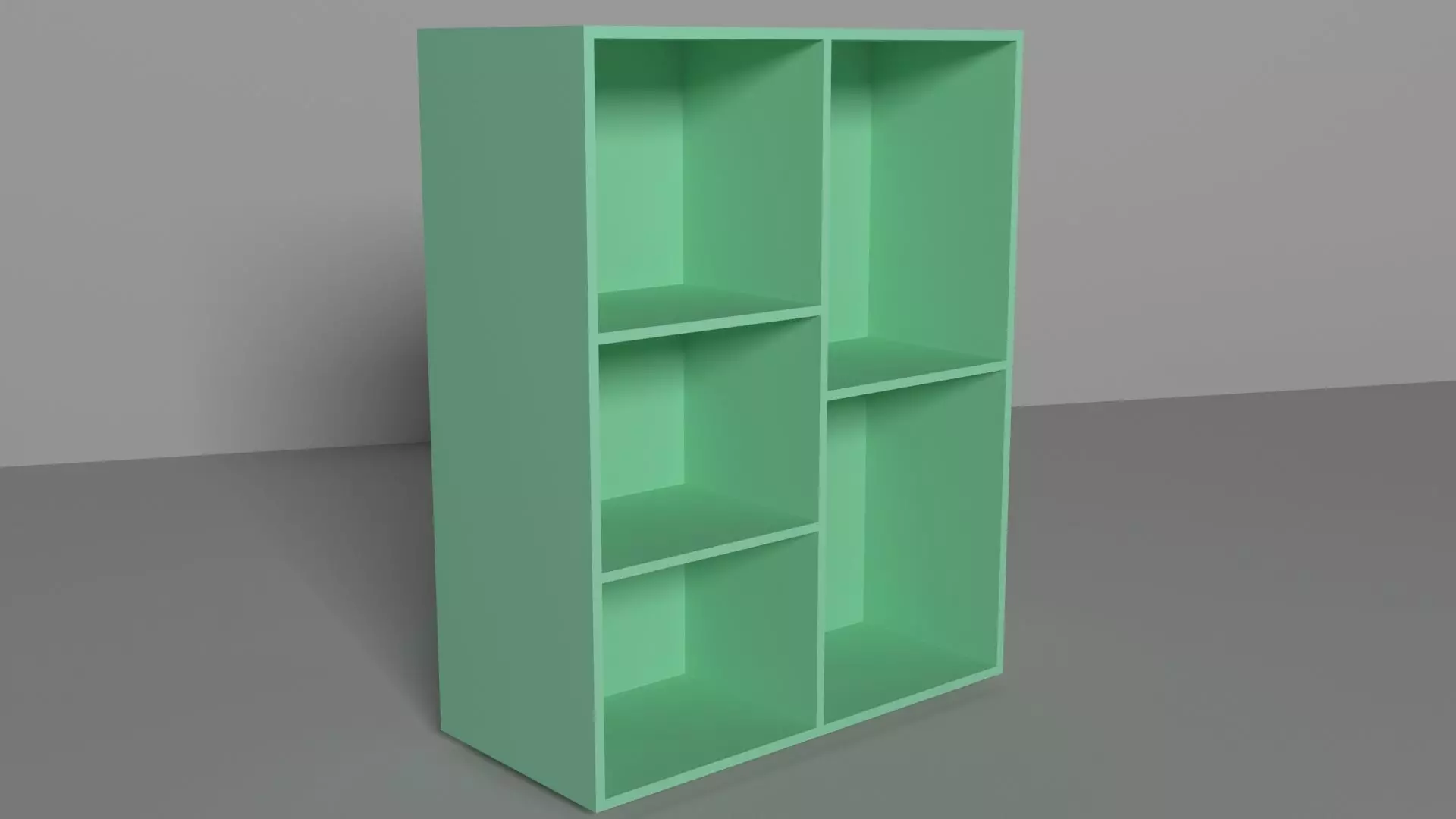 furniture cupboard Low-poly 3D model_0