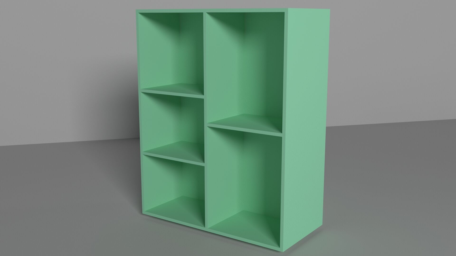 furniture cupboard Low-poly 3D model_4