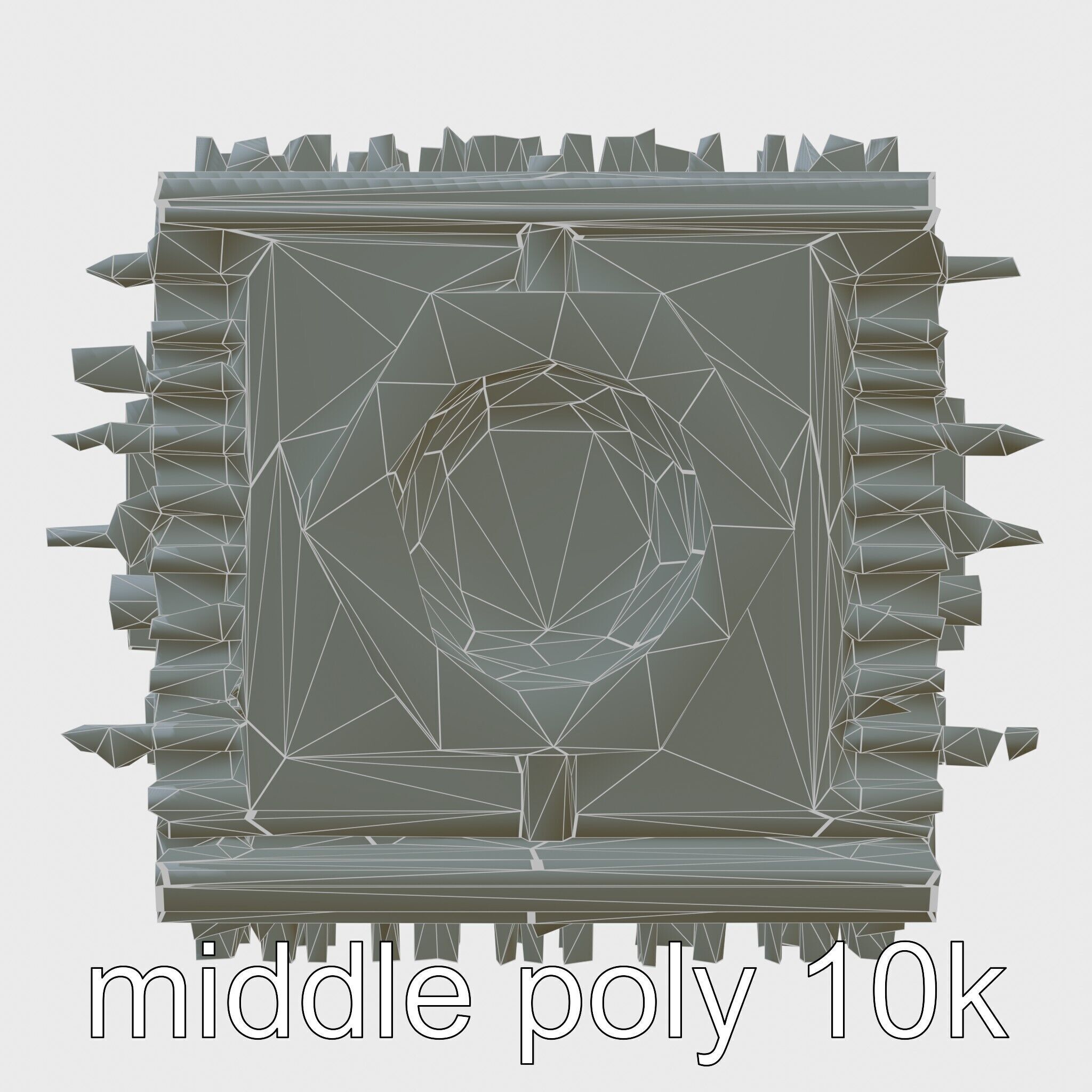 Quantum Computer Future Event Simulator Model Low-poly 3D model_18