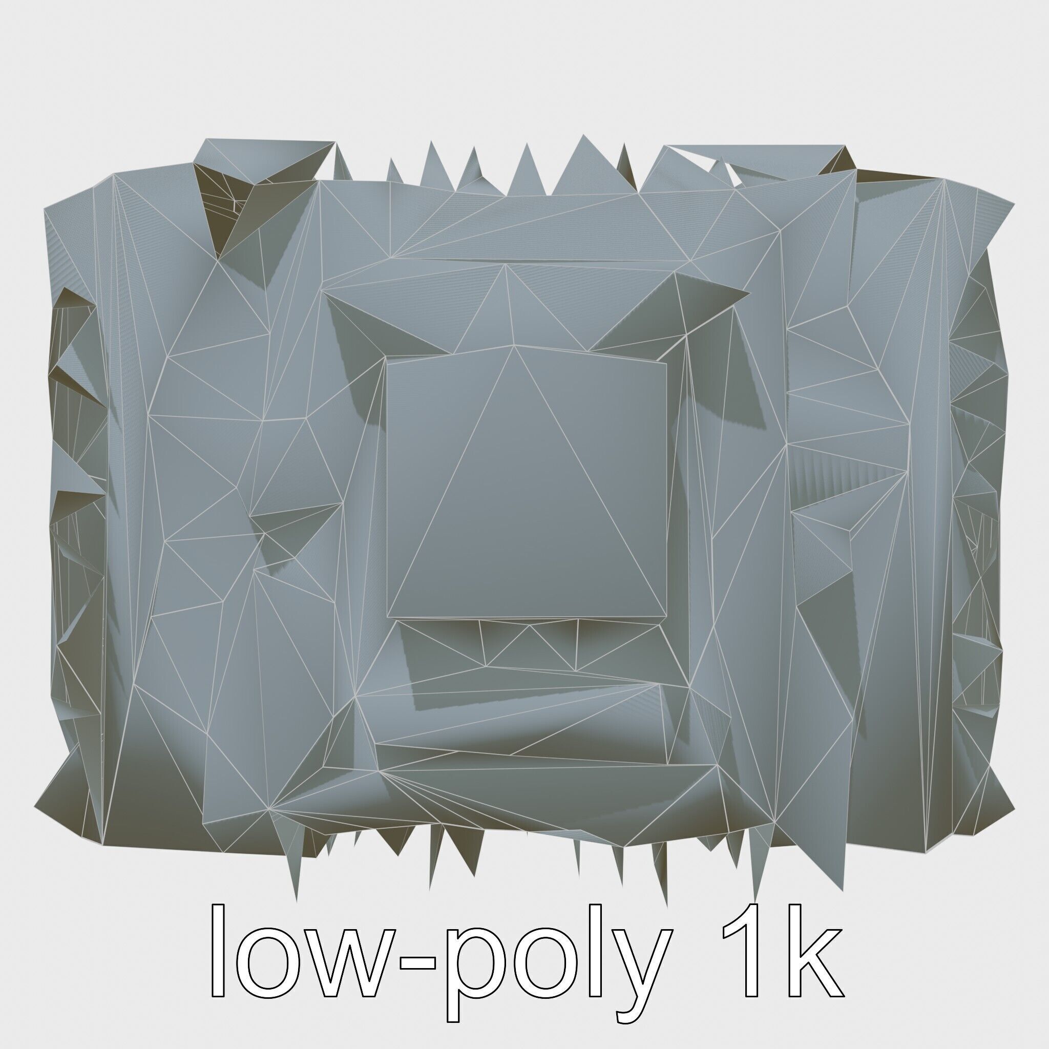 Quantum Computer Future Event Simulator Model Low-poly 3D model_26