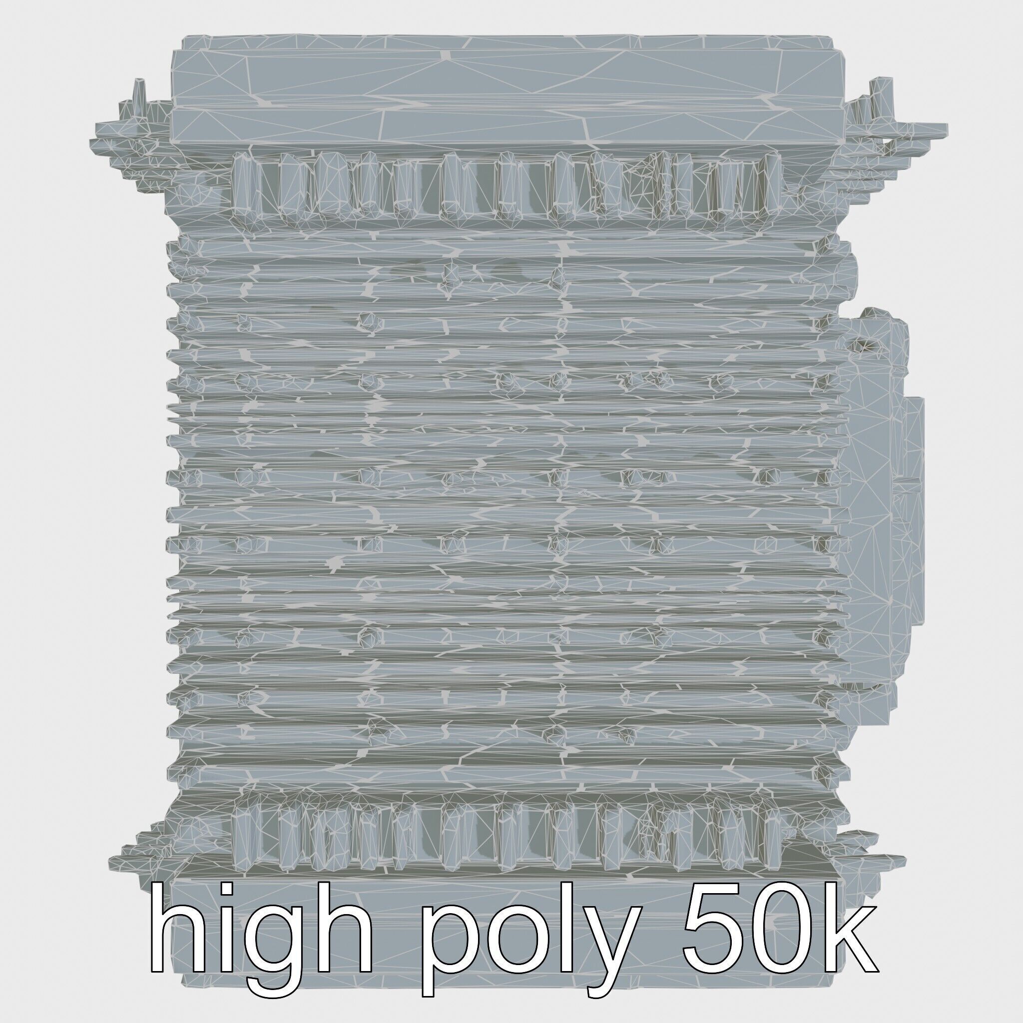 Quantum Computer Future Event Simulator Model Low-poly 3D model_27