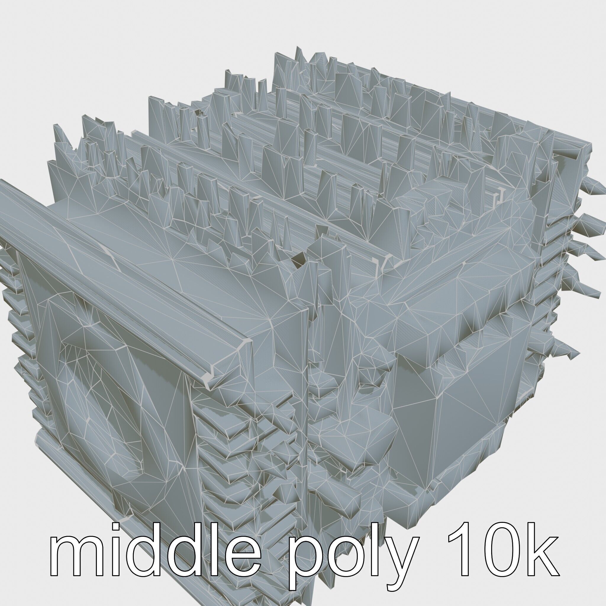Quantum Computer Future Event Simulator Model Low-poly 3D model_19