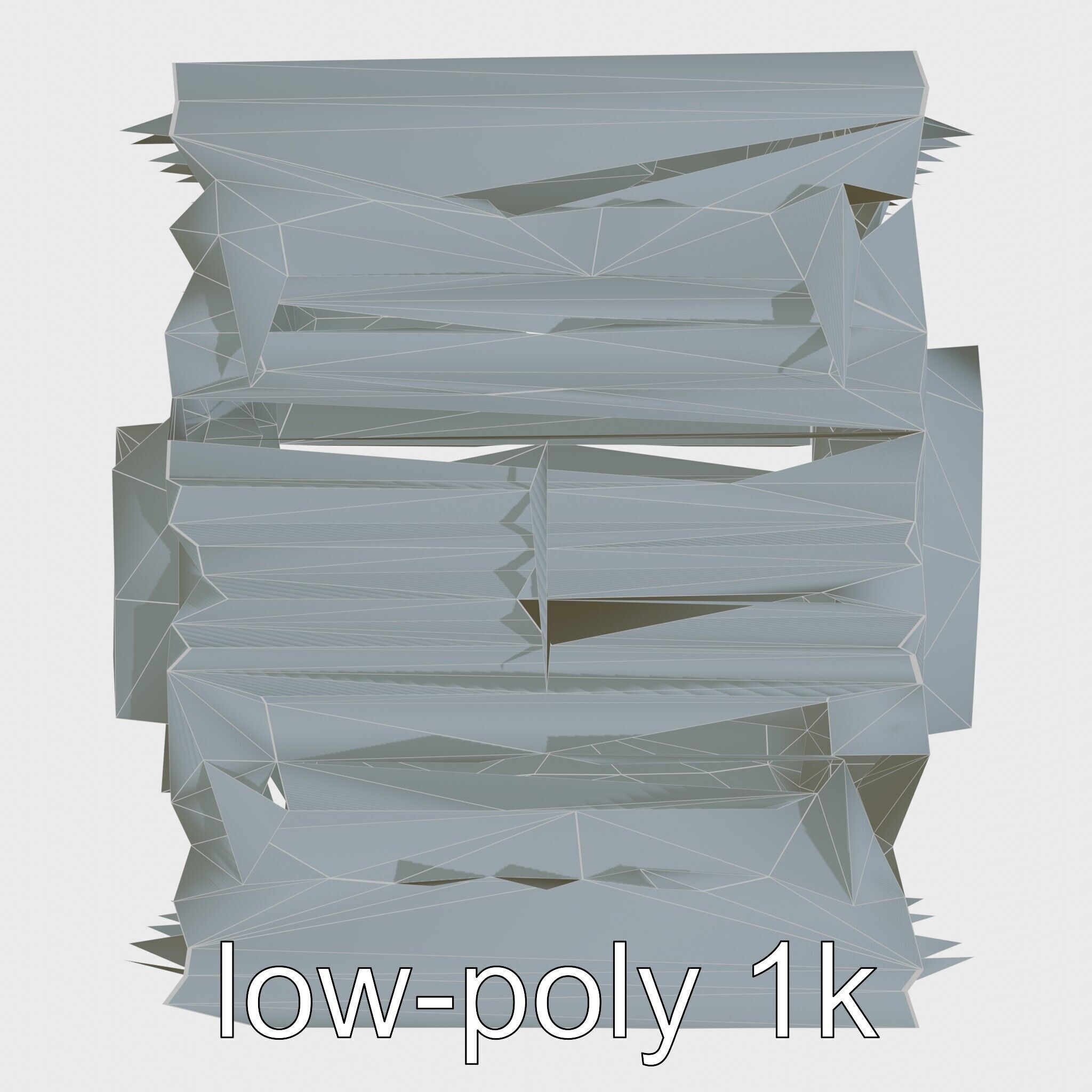 Quantum Computer Future Event Simulator Model Low-poly 3D model_16