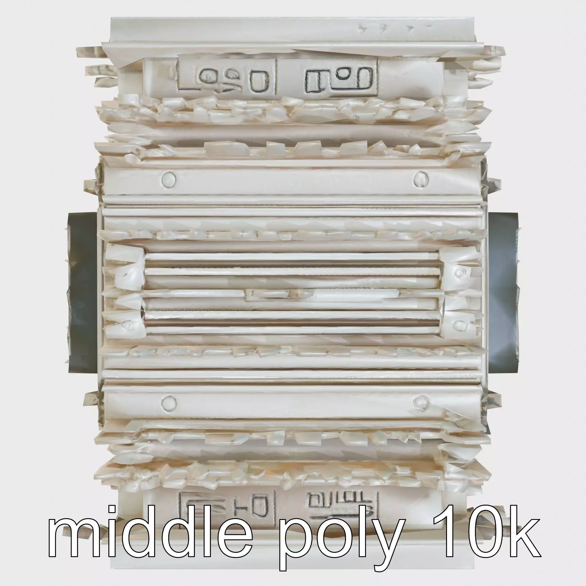 Quantum Computer Future Event Simulator Model Low-poly 3D model_0