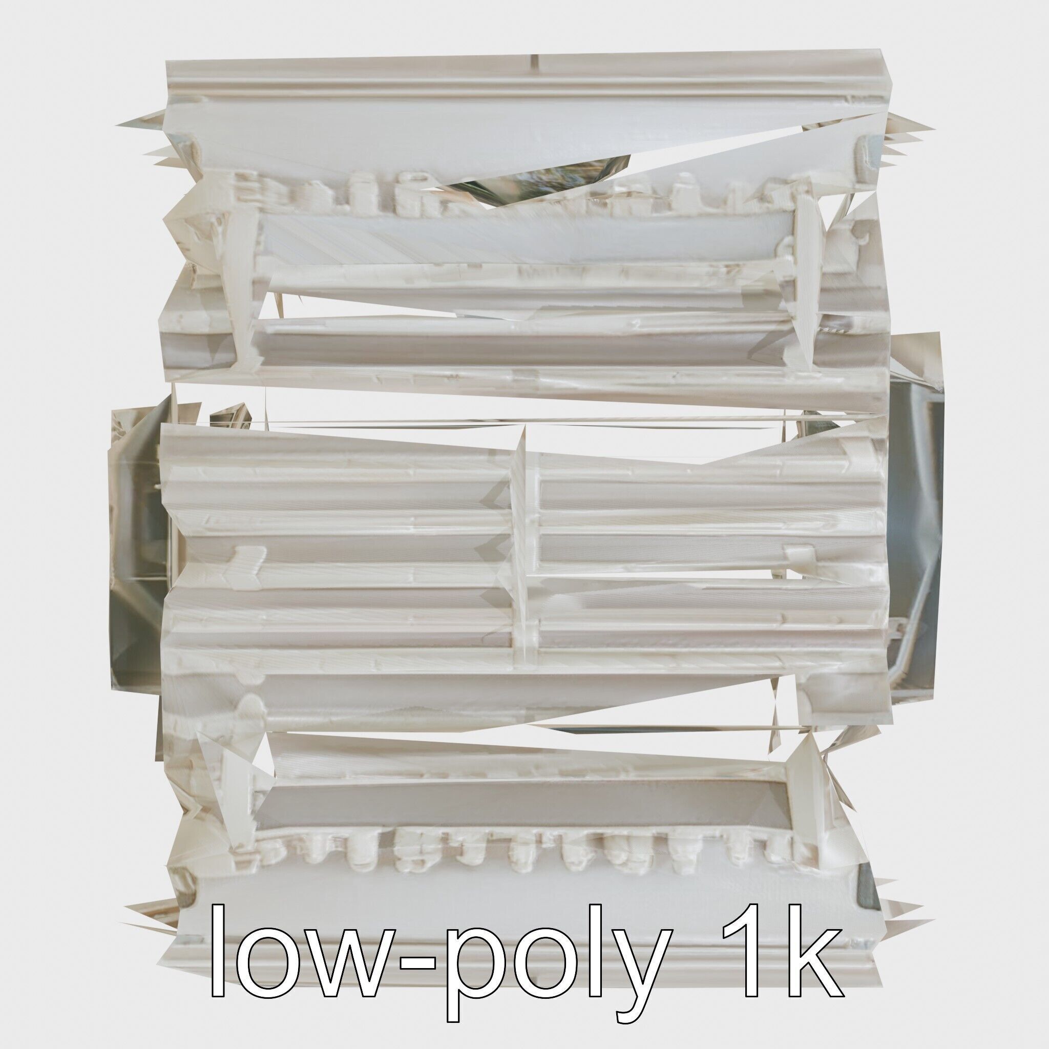 Quantum Computer Future Event Simulator Model Low-poly 3D model_20