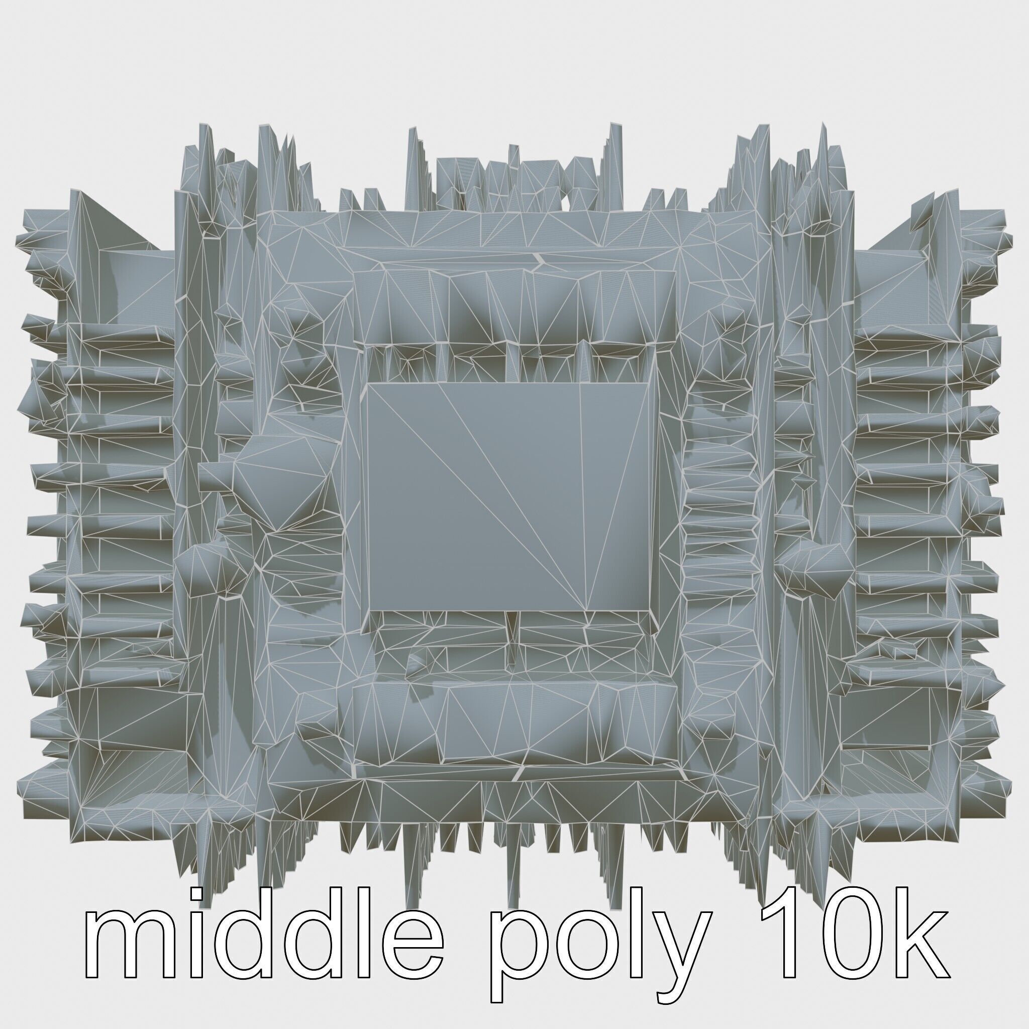 Quantum Computer Future Event Simulator Model Low-poly 3D model_14