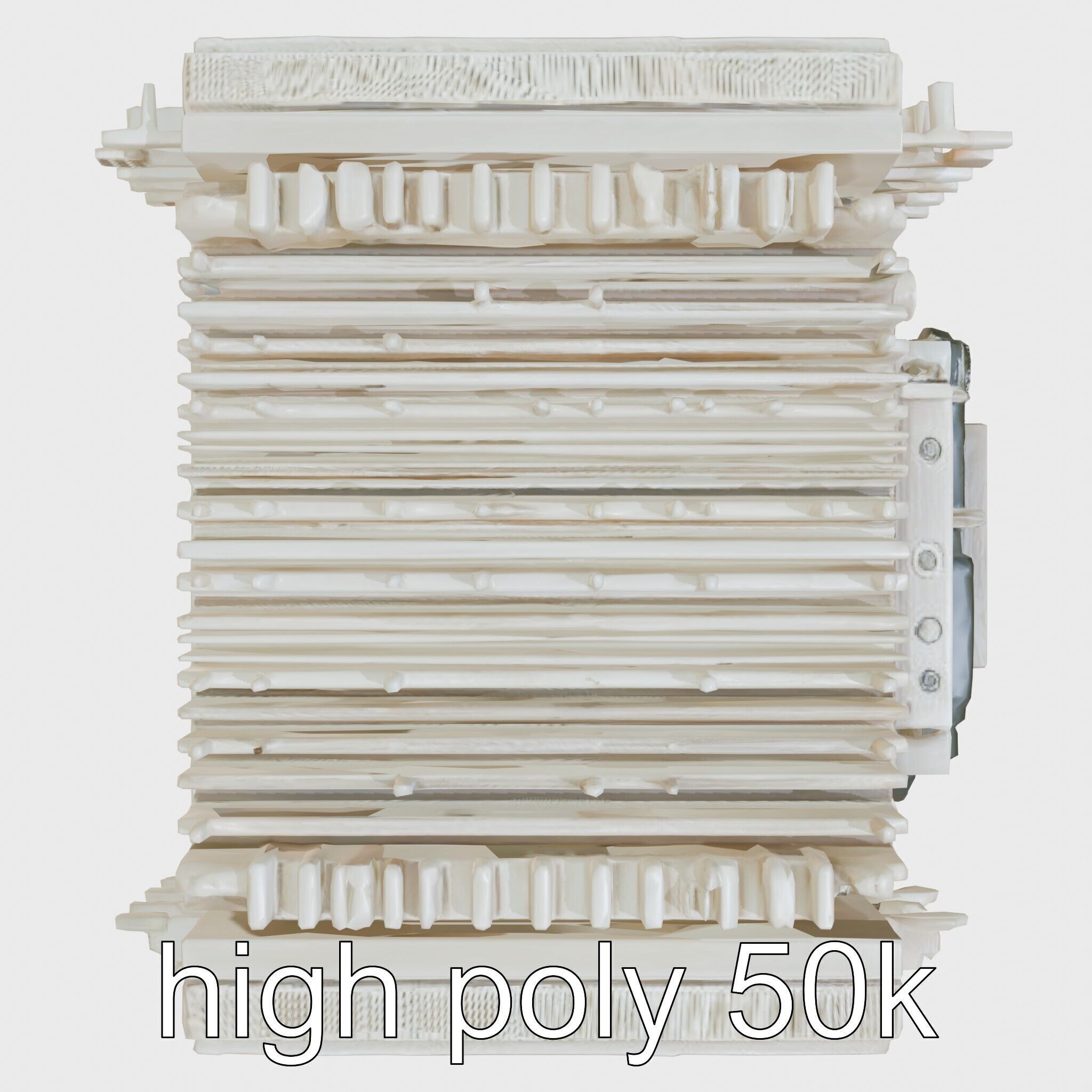 Quantum Computer Future Event Simulator Model Low-poly 3D model_11