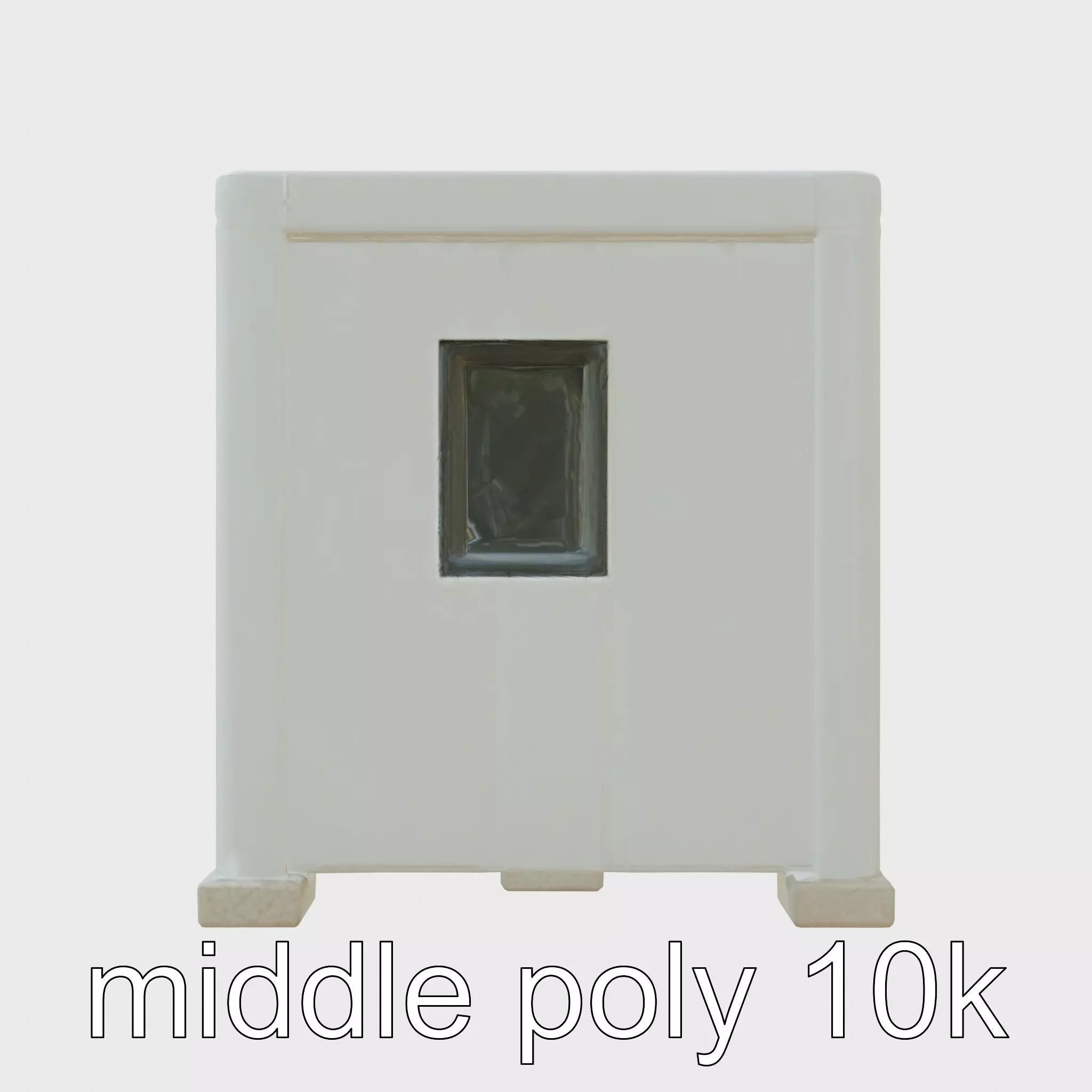 Portable Renewable Energy Unit for Small Settlements Low-poly 3D model_0