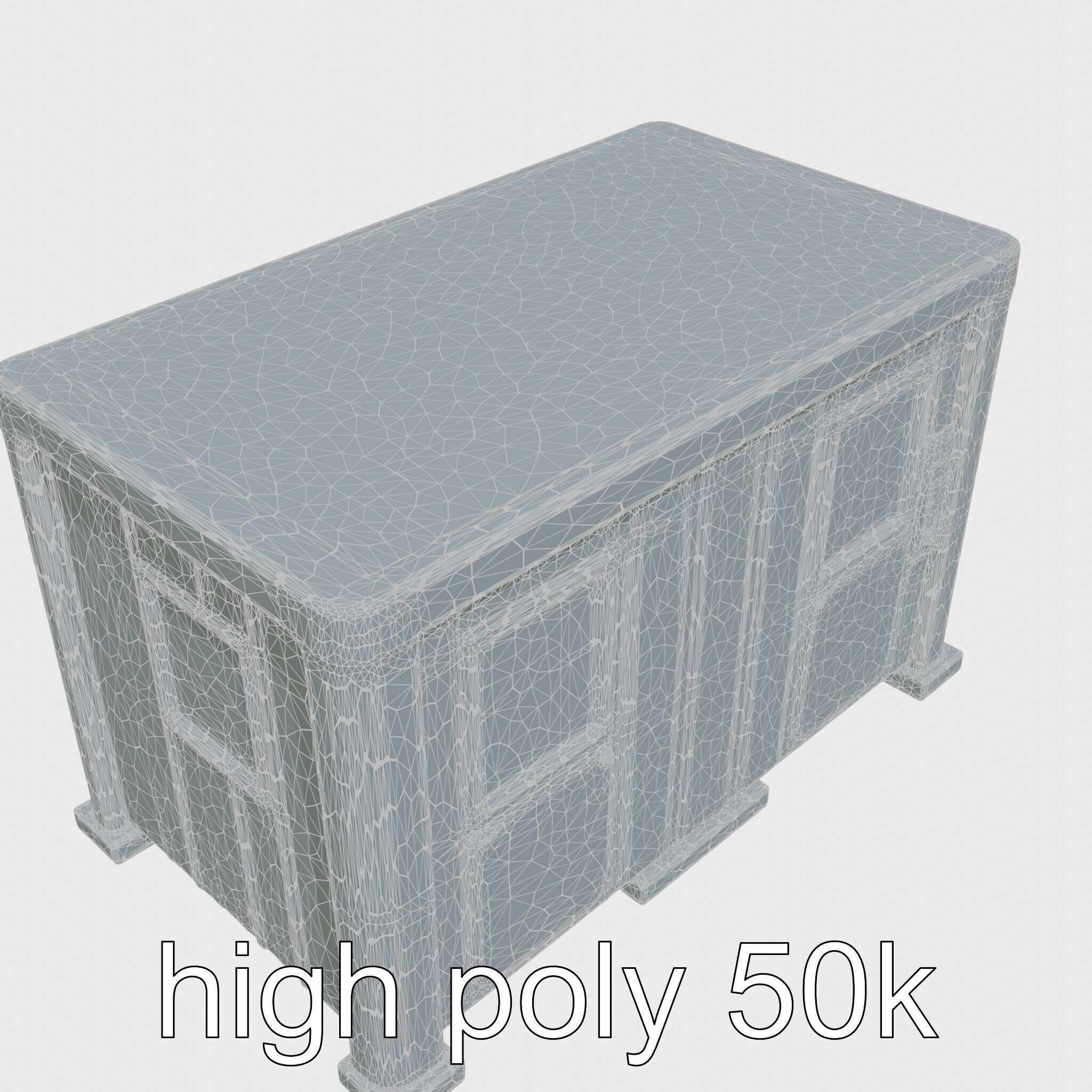 Portable Renewable Energy Unit for Small Settlements Low-poly 3D model_21