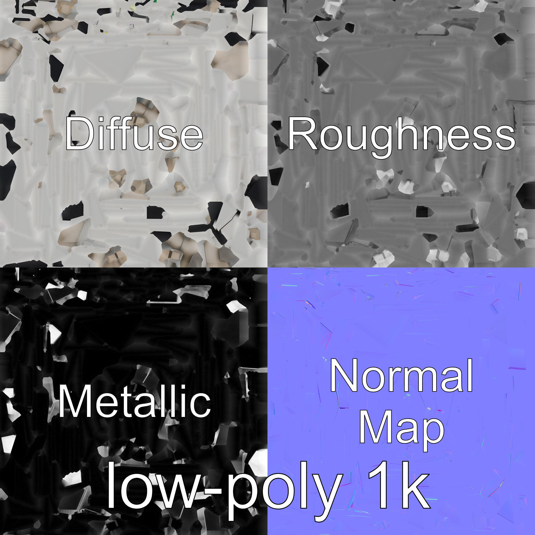 Portable Renewable Energy Unit for Small Settlements Low-poly 3D model_4