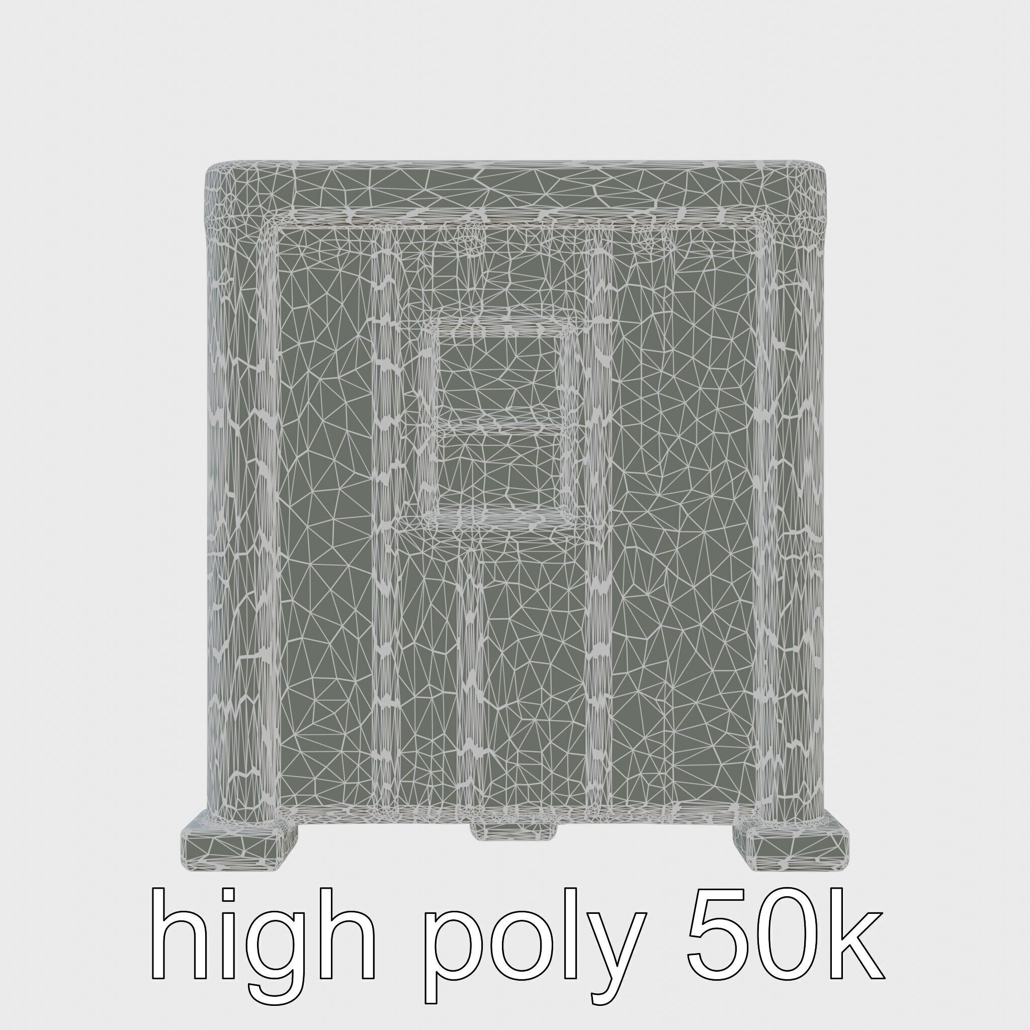 Portable Renewable Energy Unit for Small Settlements Low-poly 3D model_31